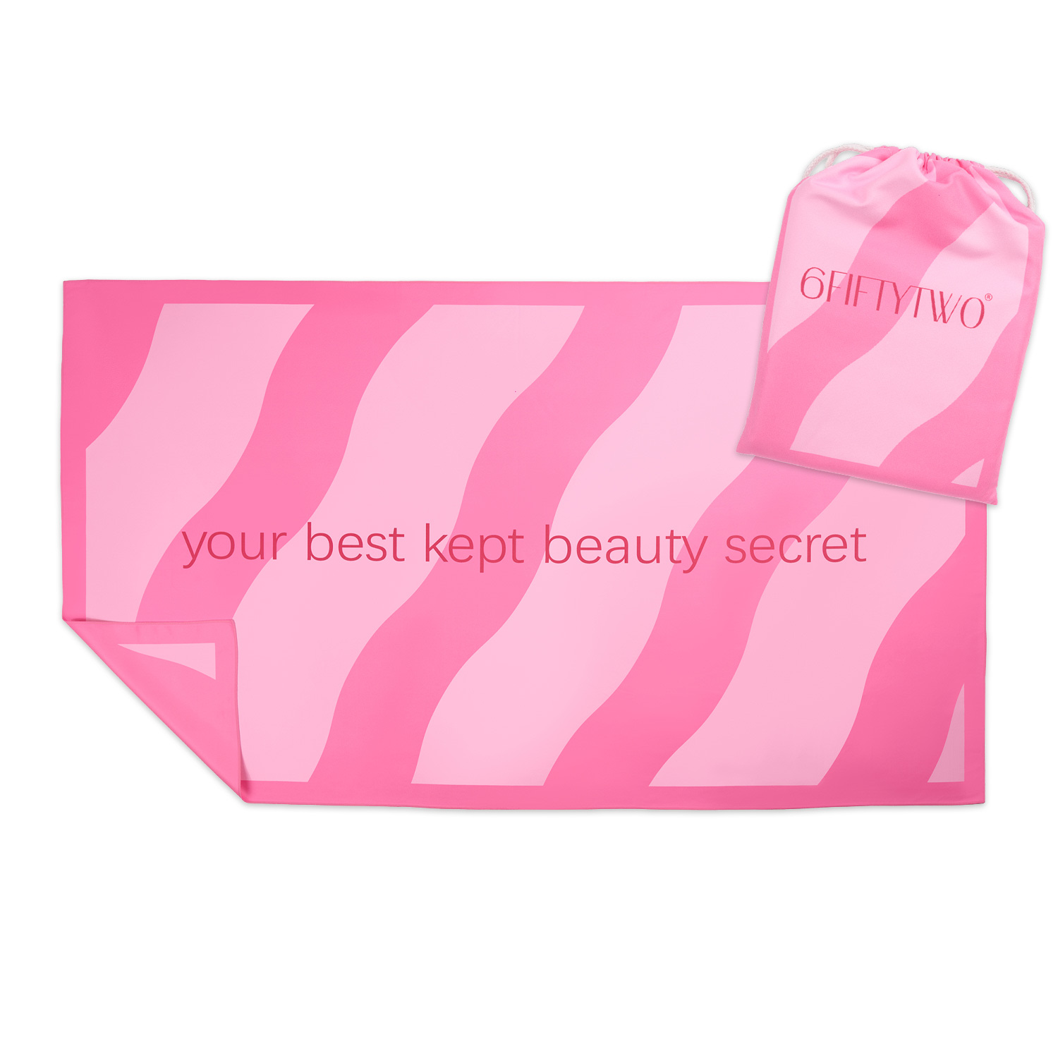 Pink Rewave Towel | One Size | 6Fiftytwo®