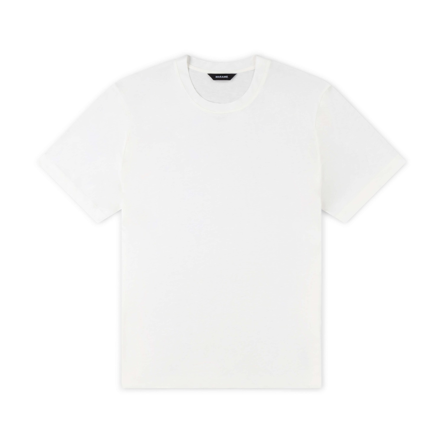Marame Men's Lightweight Lyocell Blend T-shirt - White In White