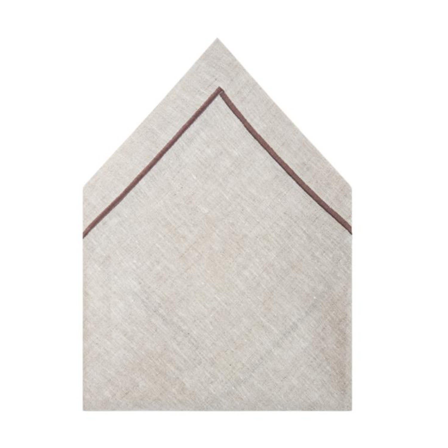 Km Home Collection Antique Linen Napkins Set Of 2 In Neutral