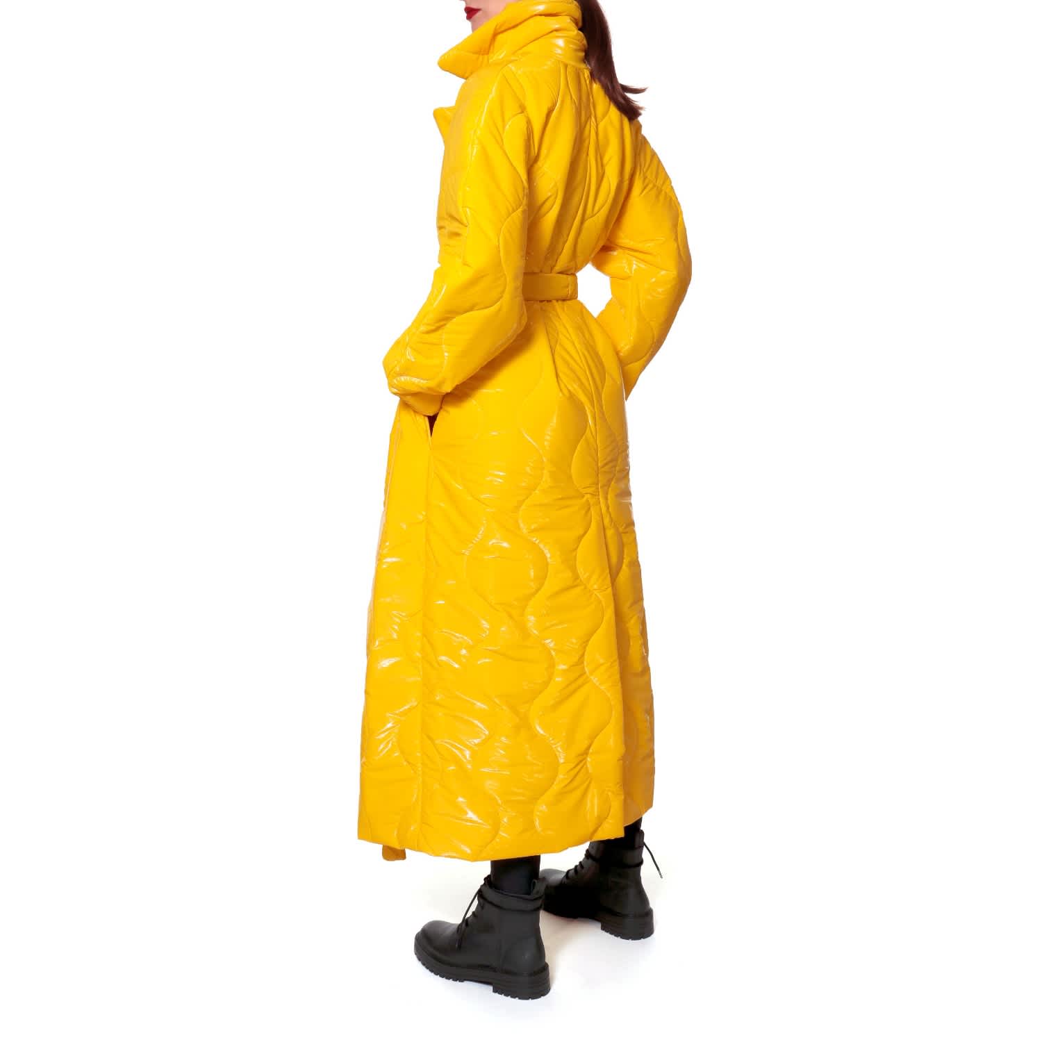 Harlow Super Yellow Coat | AGGI by HALEWSKI | Wolf & Badger