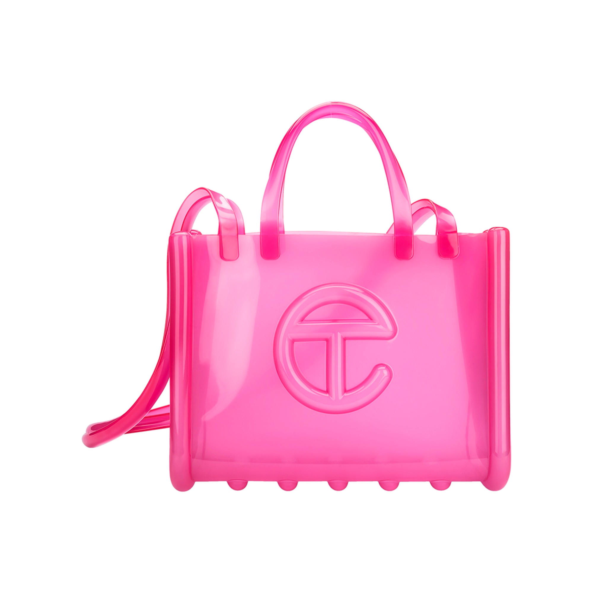 Melissa Women's Pink / Purple Medium Jelly Shopper Ii X Telfar - Pink In Pink/purple