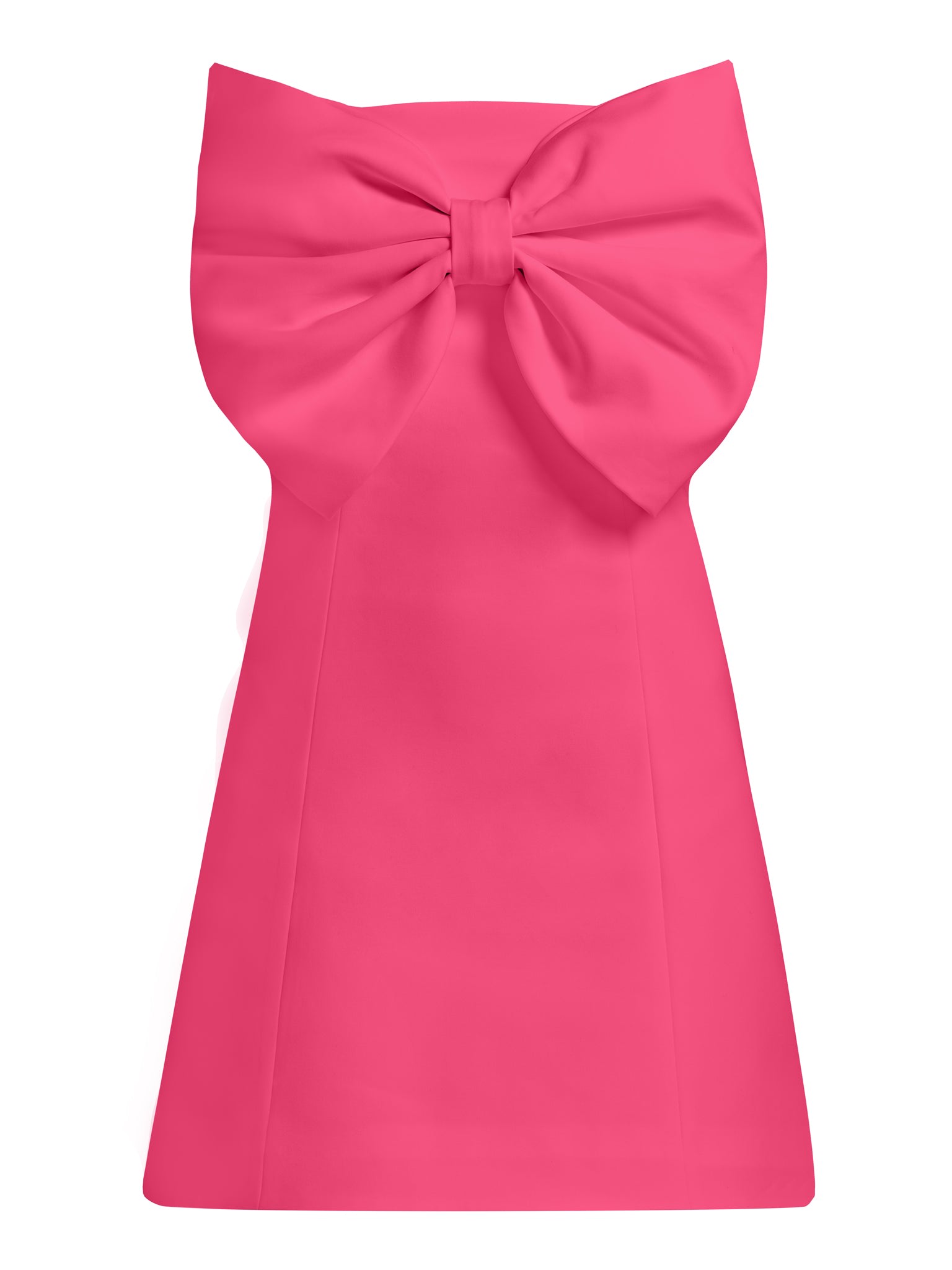 Women’s Pink / Purple Love Affair Statement Bow Mini Dress - Pink Xxs Tia Dorraine