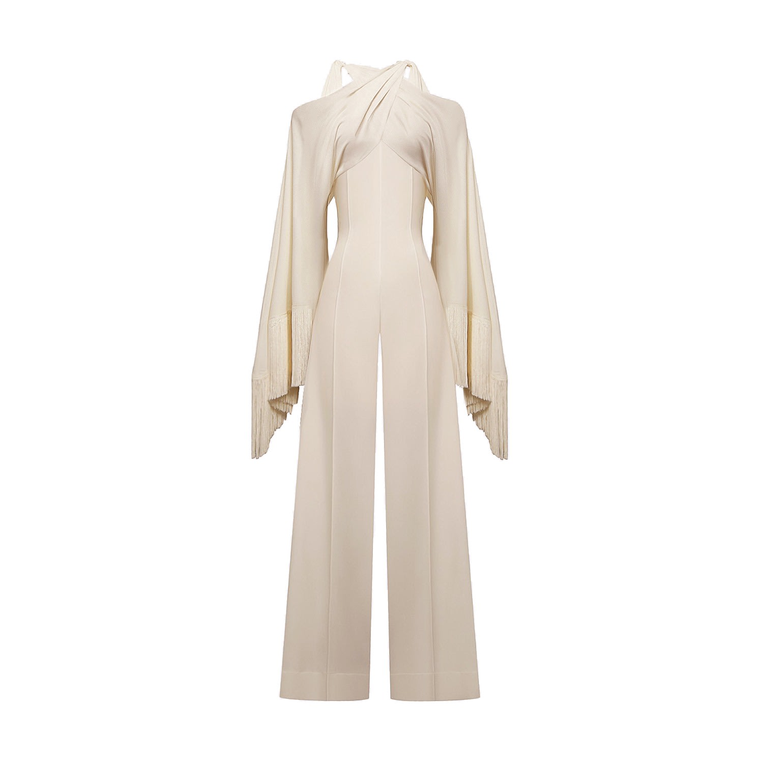 Lily Phellera Women's Caelestis Jumpsuit In Angel Breath White In White