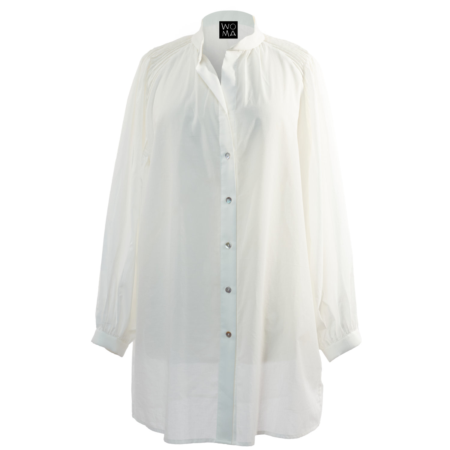 Women’s Anita Shirt-White S/M Wo-Ma