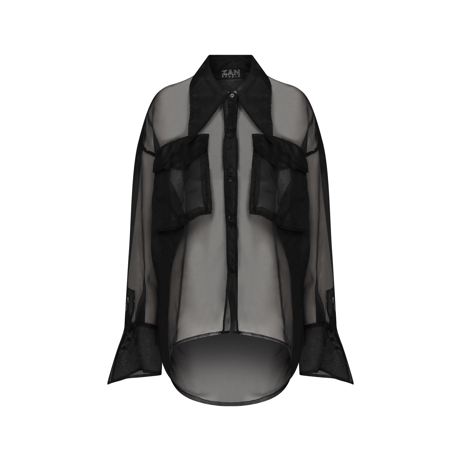 Zan Studio Women's Black Silk Soul In Black/white