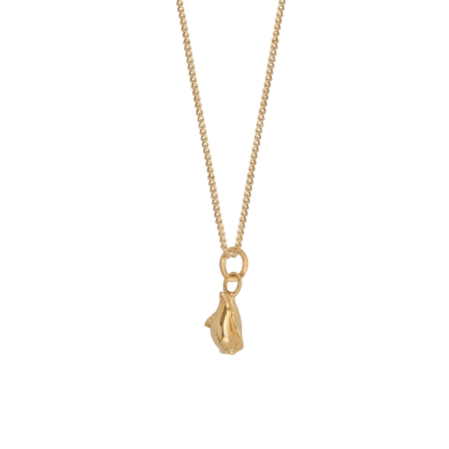 Lime Tree Design Women's Penguin Necklace 14ct Solid Gold
