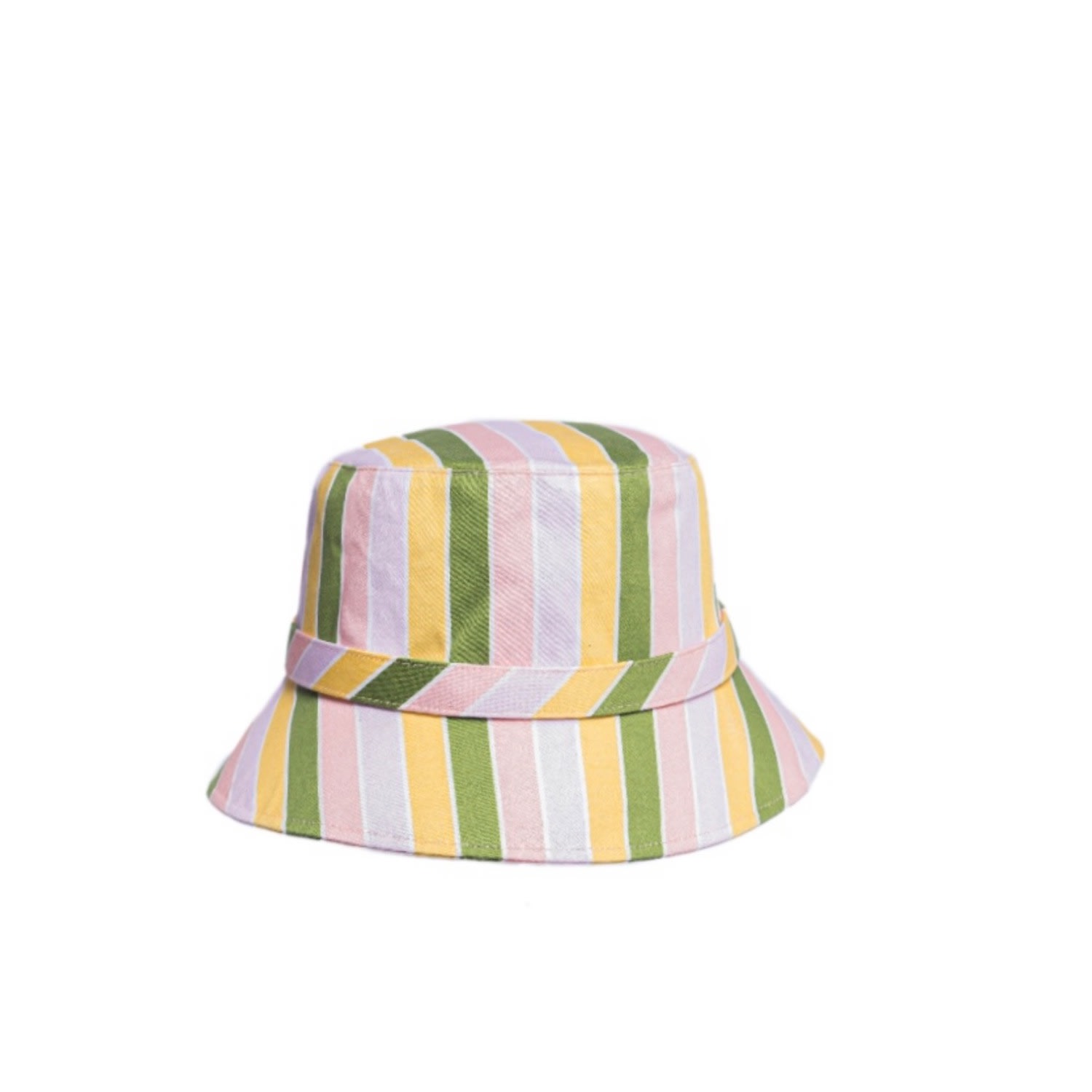 Anthony Peto Women's Superbob Cotton Green Stripes In Green