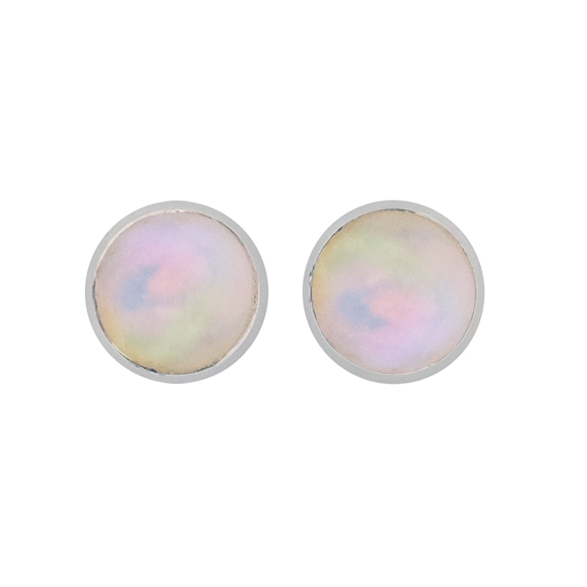 Women’s Maya Interchangeable Silver Stud Earrings - Opal Charlotte’s Web Jewellery