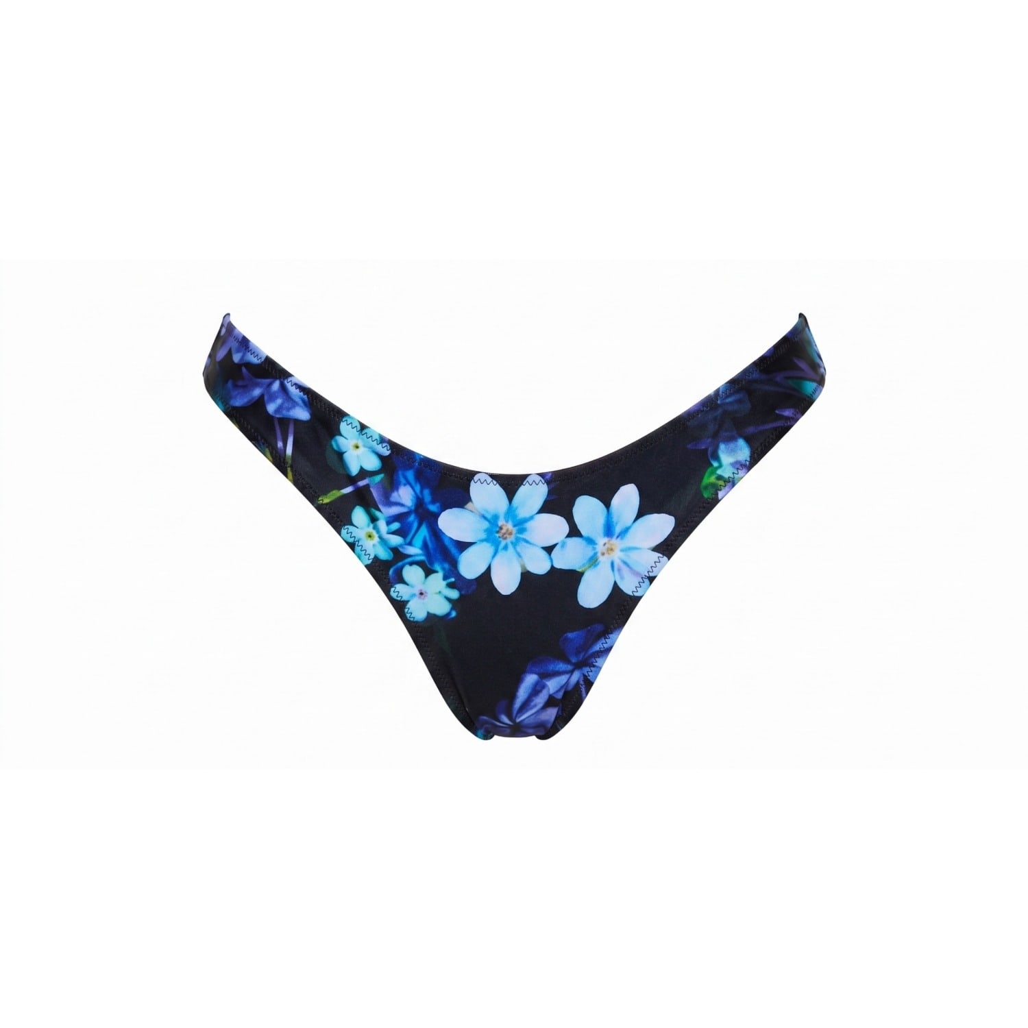 Women's Black / Blue Le Bas Cheeky Bottom - Midnight Bloom | Large | Sunkissed
