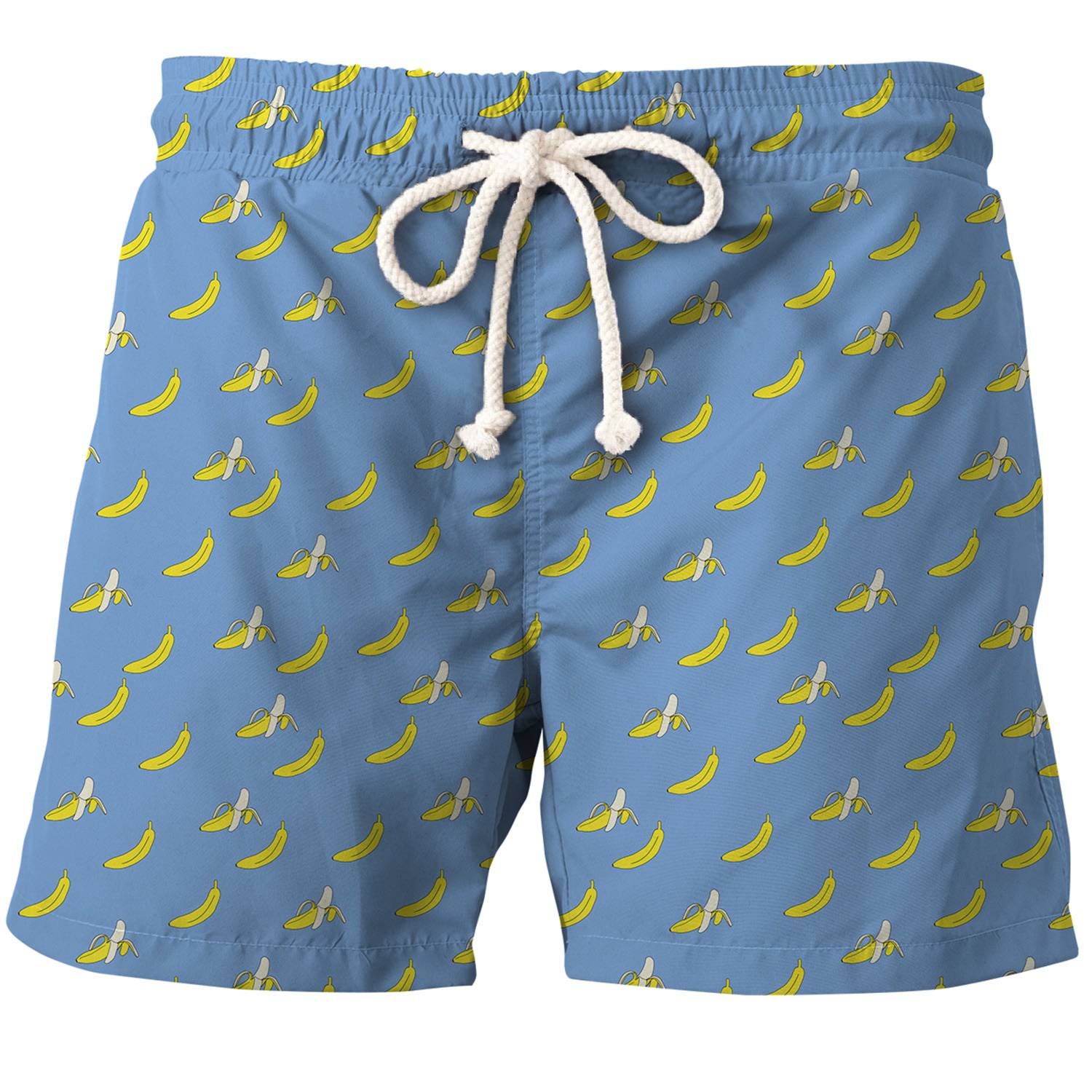 Aloha From Deer Men's Blue Banana Heaven Swimming Shorts In Blue