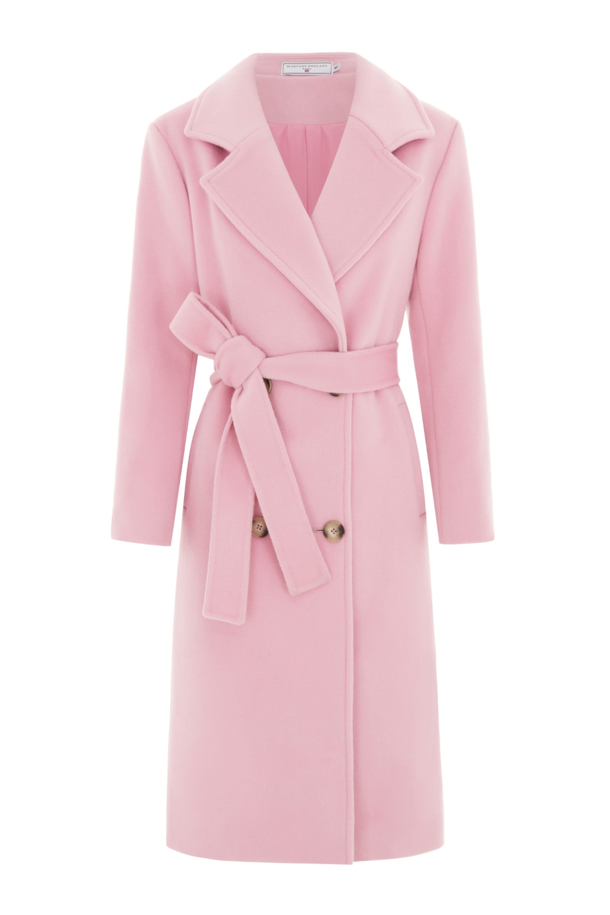 Hortons England Women's Pink / Purple Highgrove Cashmere Coat Pink In Pink/purple