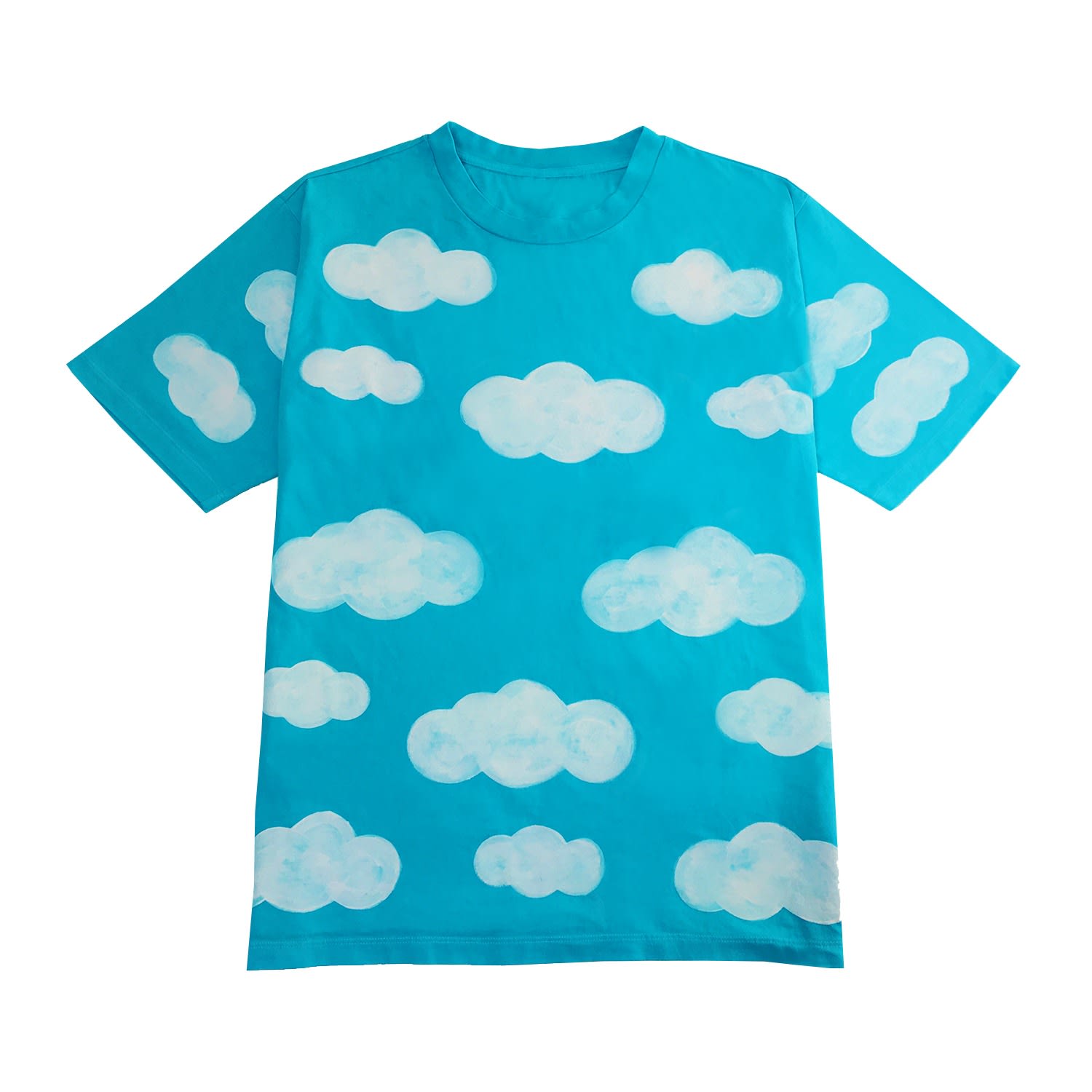 ★SCULPTOR★ Cloudy Ocean Tee Blue Cloud SC23S284BL Stupell Industries Timeless Nautical Gloomy Sea Abstract by