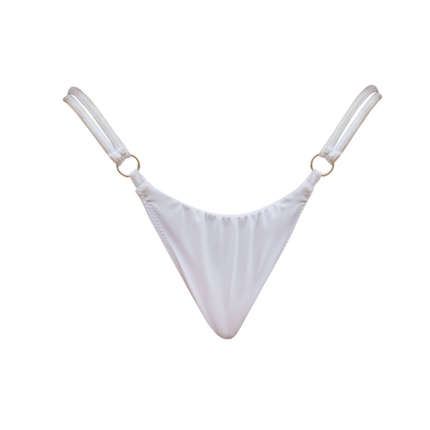 Ivy Swimwear Women's Raven In White Bikini Bottoms In White