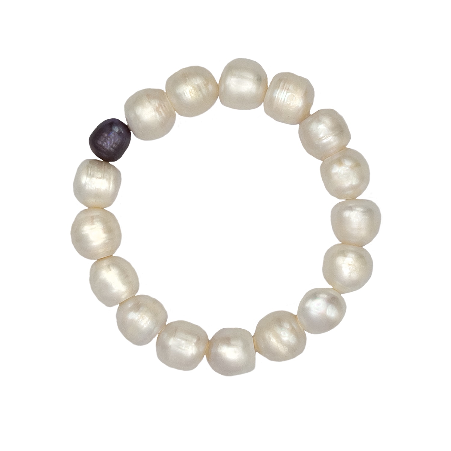 Tory Long Women's Lulu Freshwater Pearl White Bracelet In White