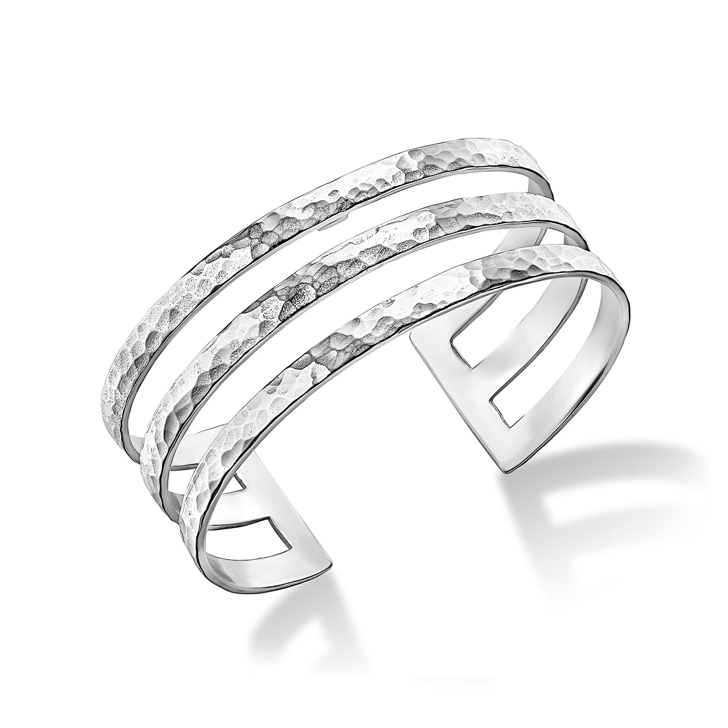 Women’s Triple Bar Nomad Cuff In Sterling Silver Dower & Hall