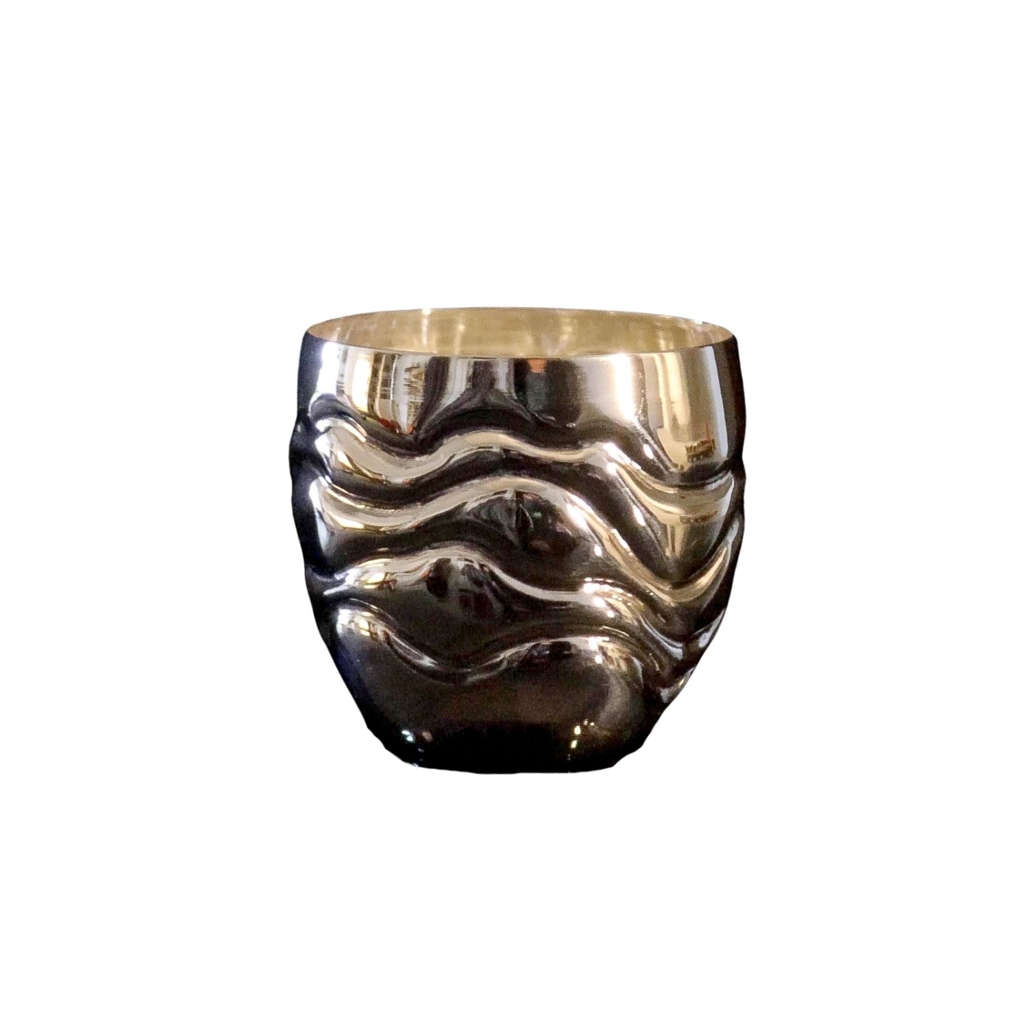 Anatoliacraft Handmade Chased Copper Mug Tumbler Hq - One Of A Kind Collection In Brown