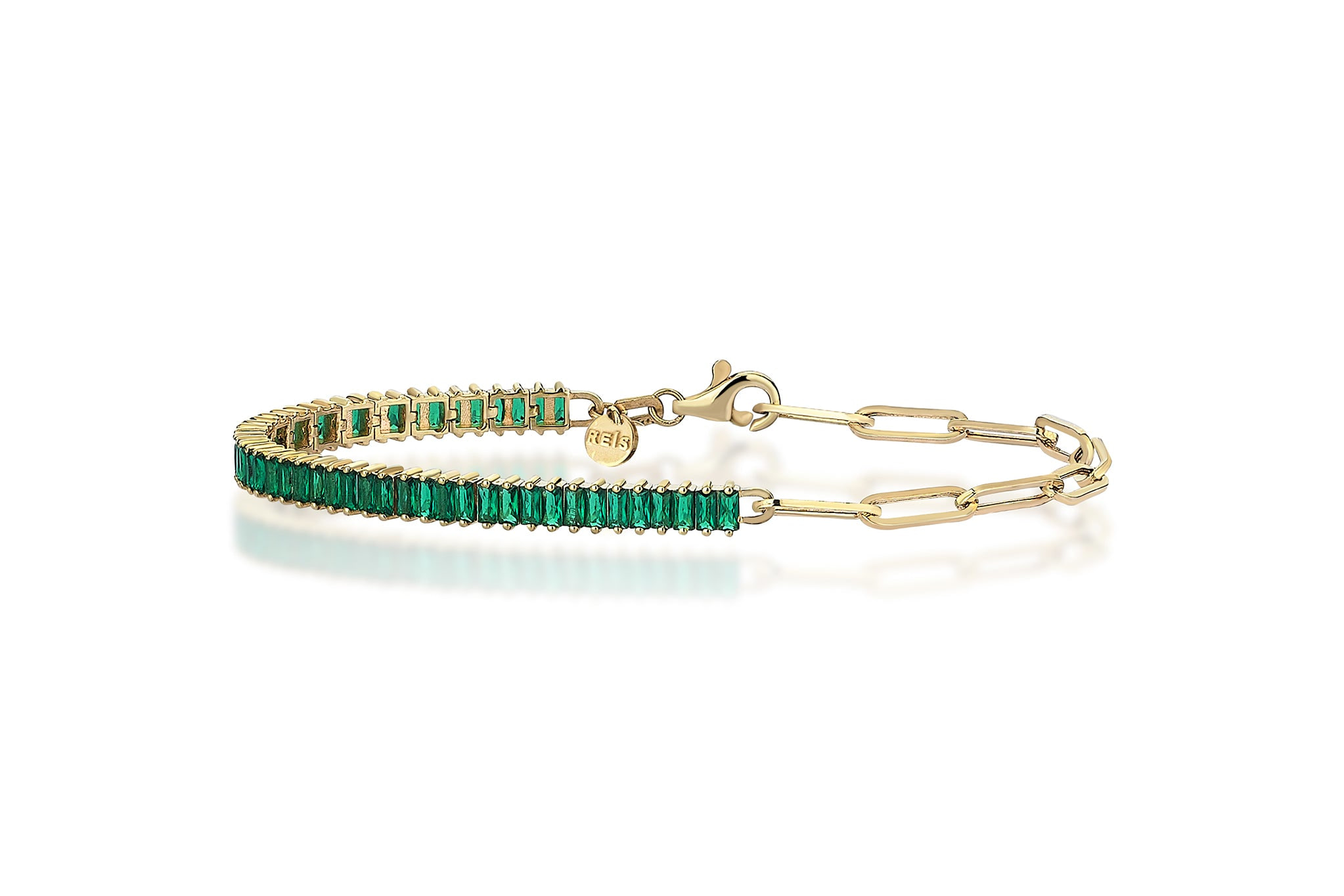 Reis Jewellery Women's Gold / Green Blended Green In Multi