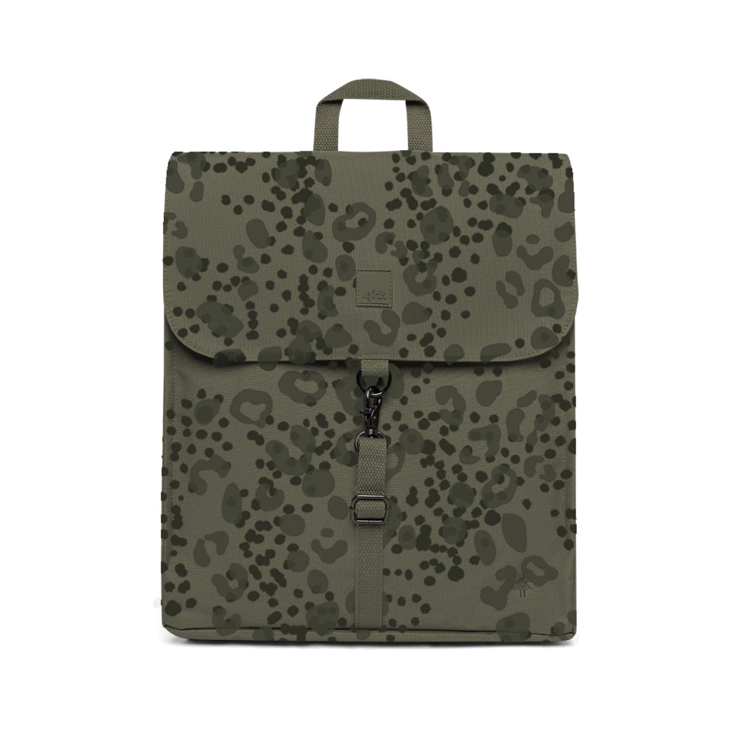Lefrik Women's Green Handy Mini Backpack Printed Cheeta In Green