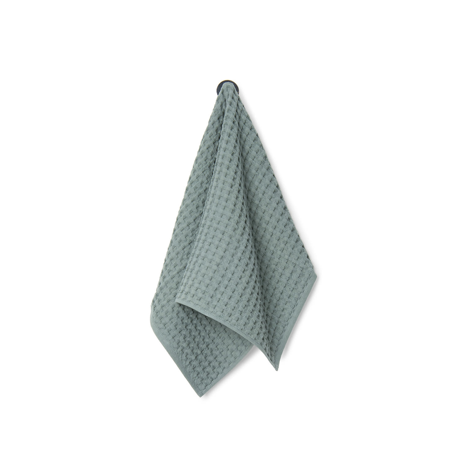 La Reina Green Waffle Bath Sheet Sage Small Sheet
