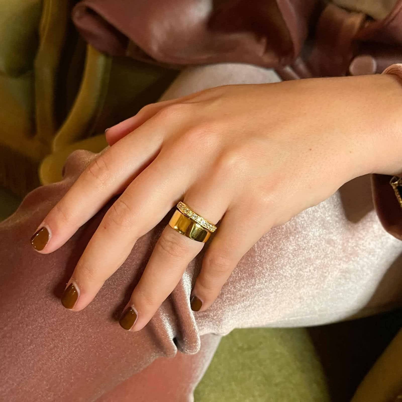 Terre Gold Vermeil Ring | Honoura Jewelry | Wolf & Badger