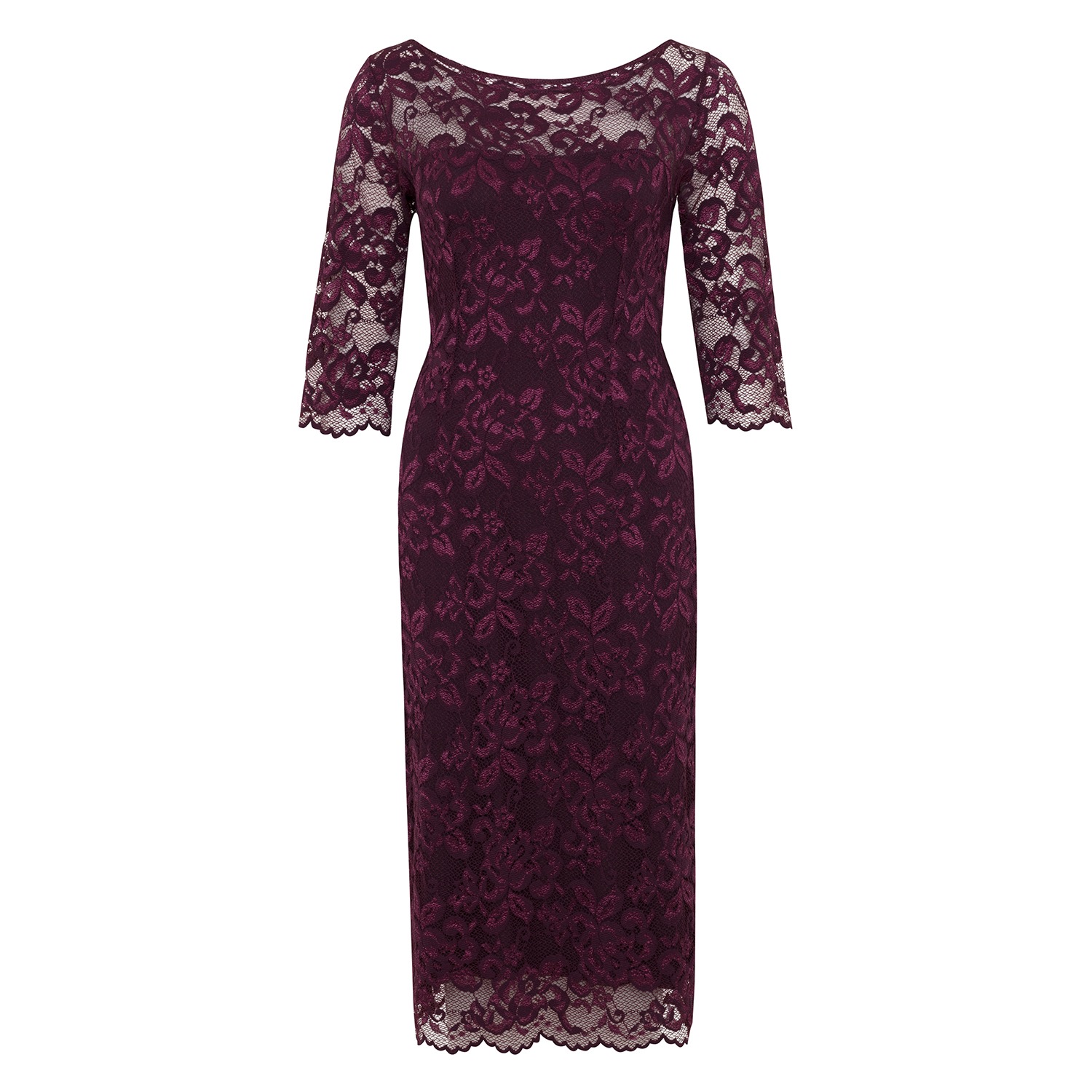 Alie Street London Lila Lace Dress - Purple
