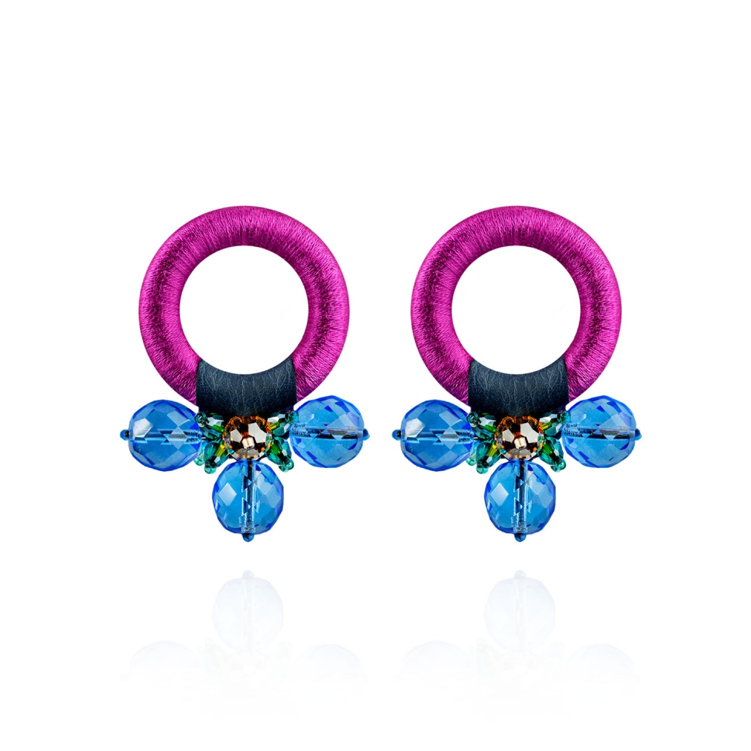 Women’s Saulė Earrings In Sky Orchid Saule Label