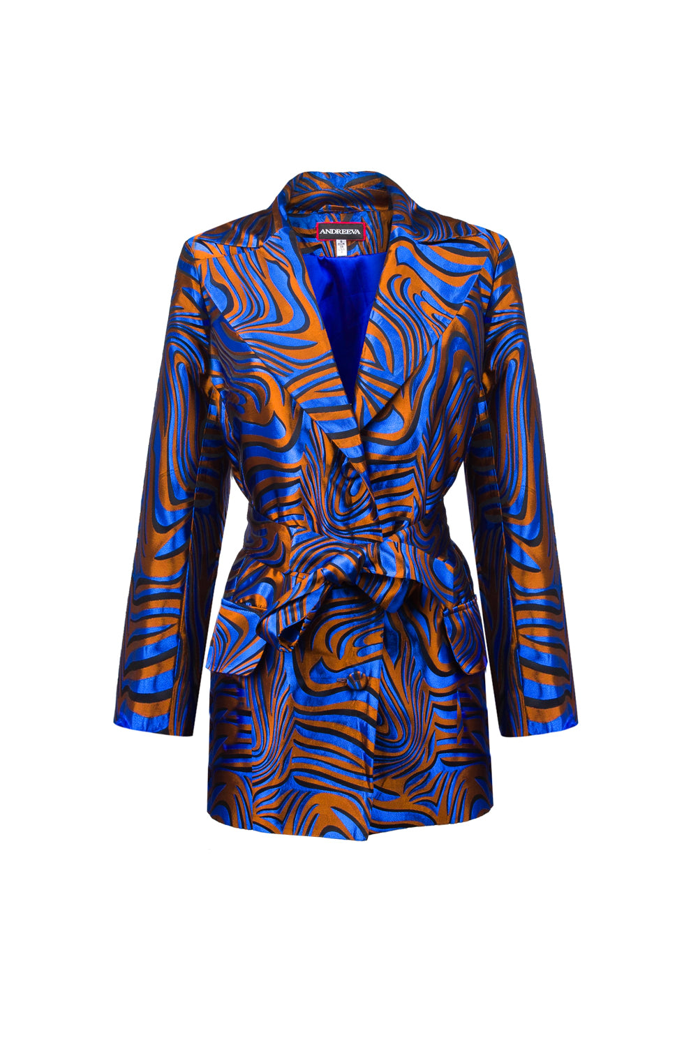 Women’s Blue Marilyn Jacket Extra Small Andreeva