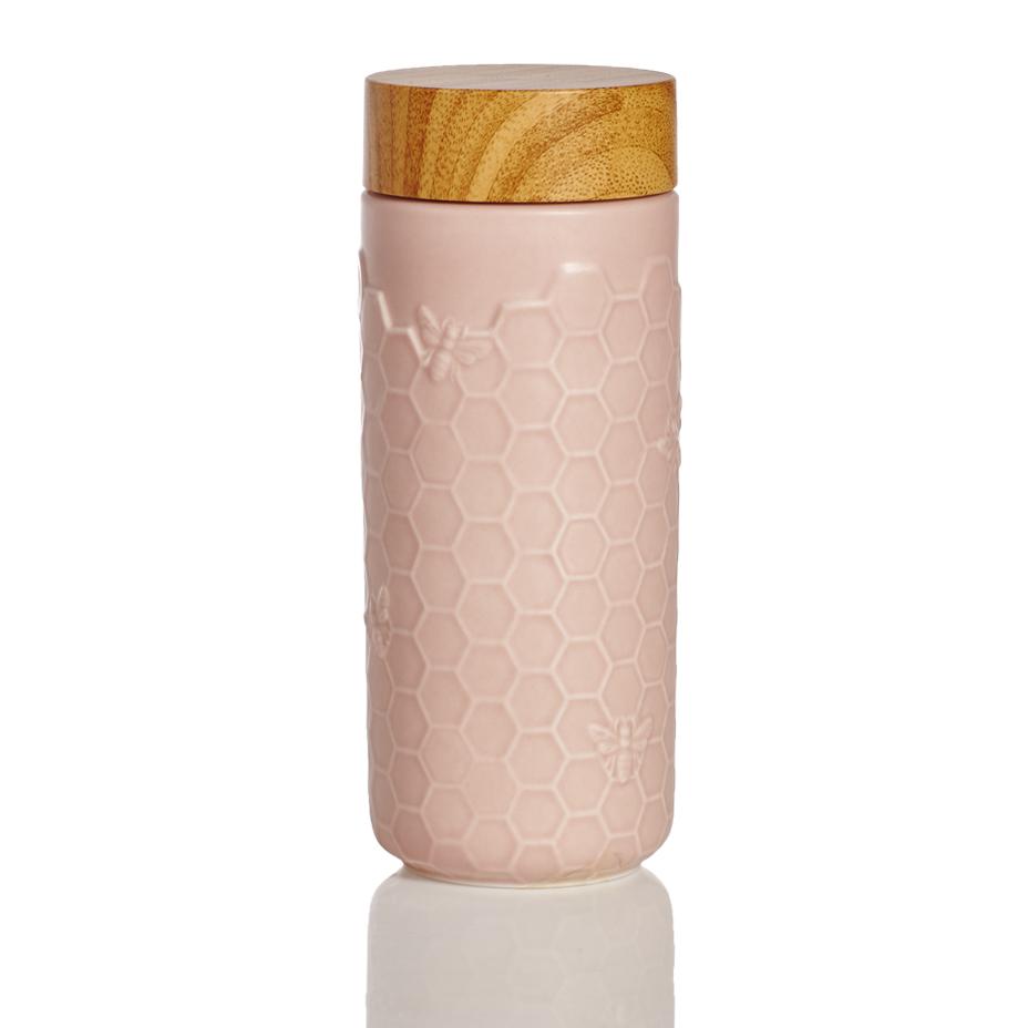 Honey Bee Travel Mug - Rose Gold Acera