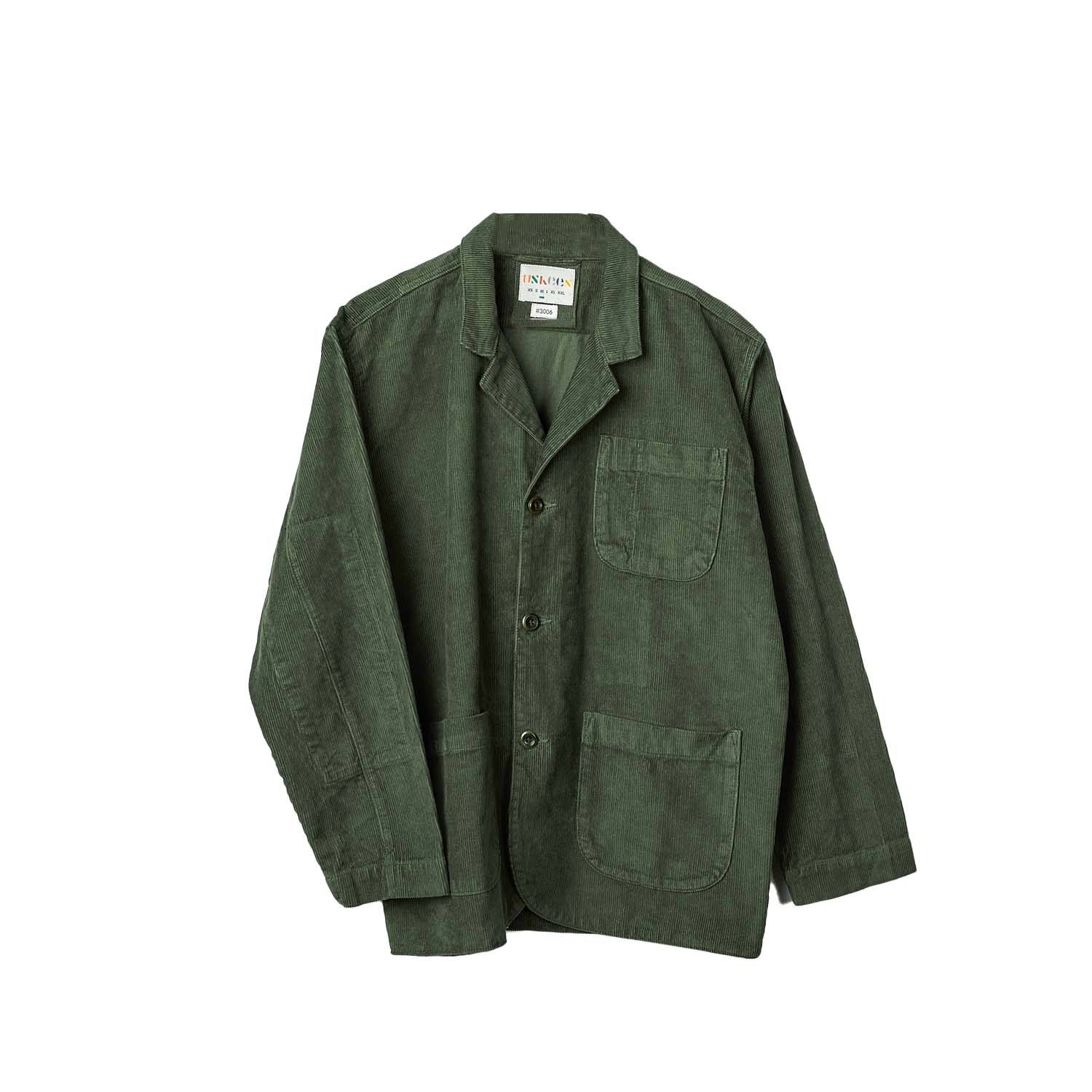 Men’s Green Cord Blazer - Coriander Medium Uskees