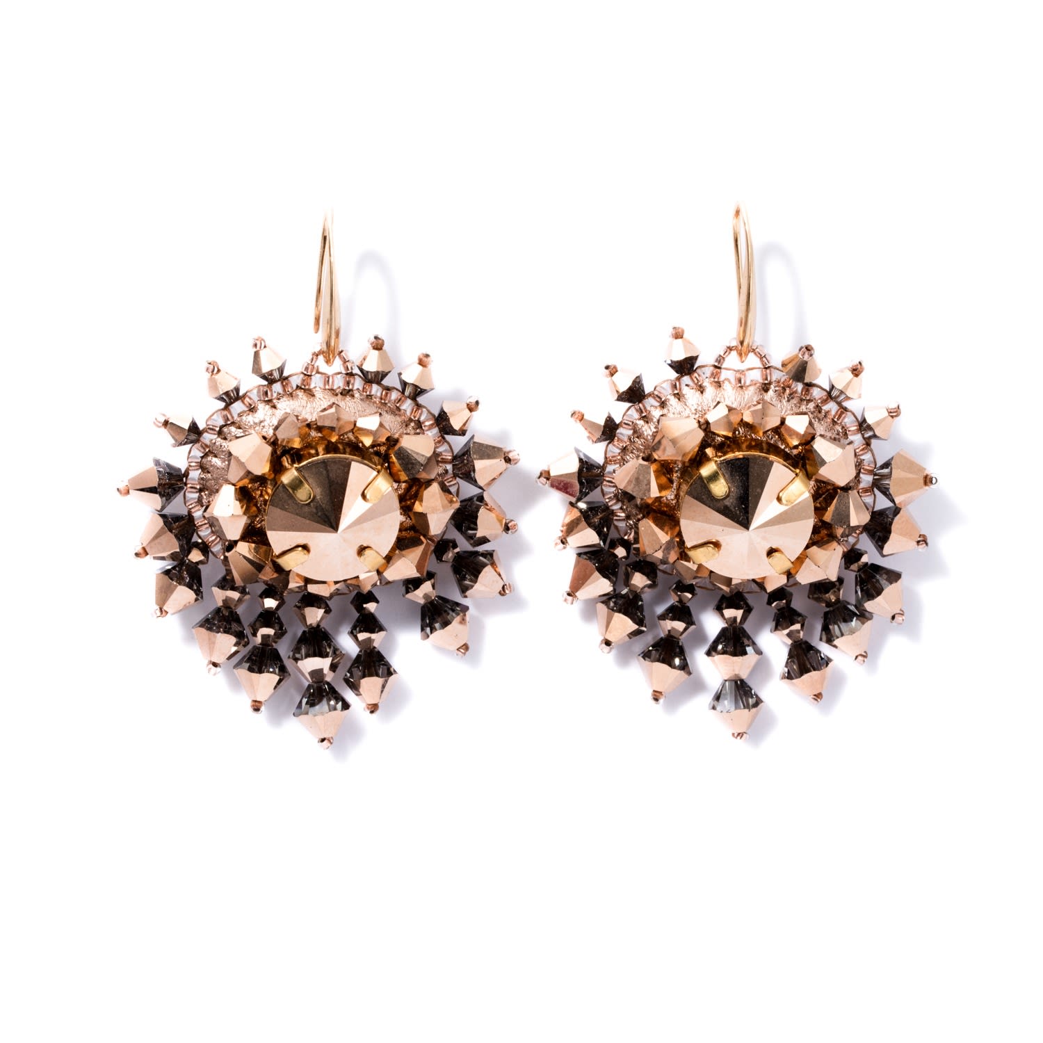 Women’s Zoe Single Rose Gold Earrings Eleve Jewels