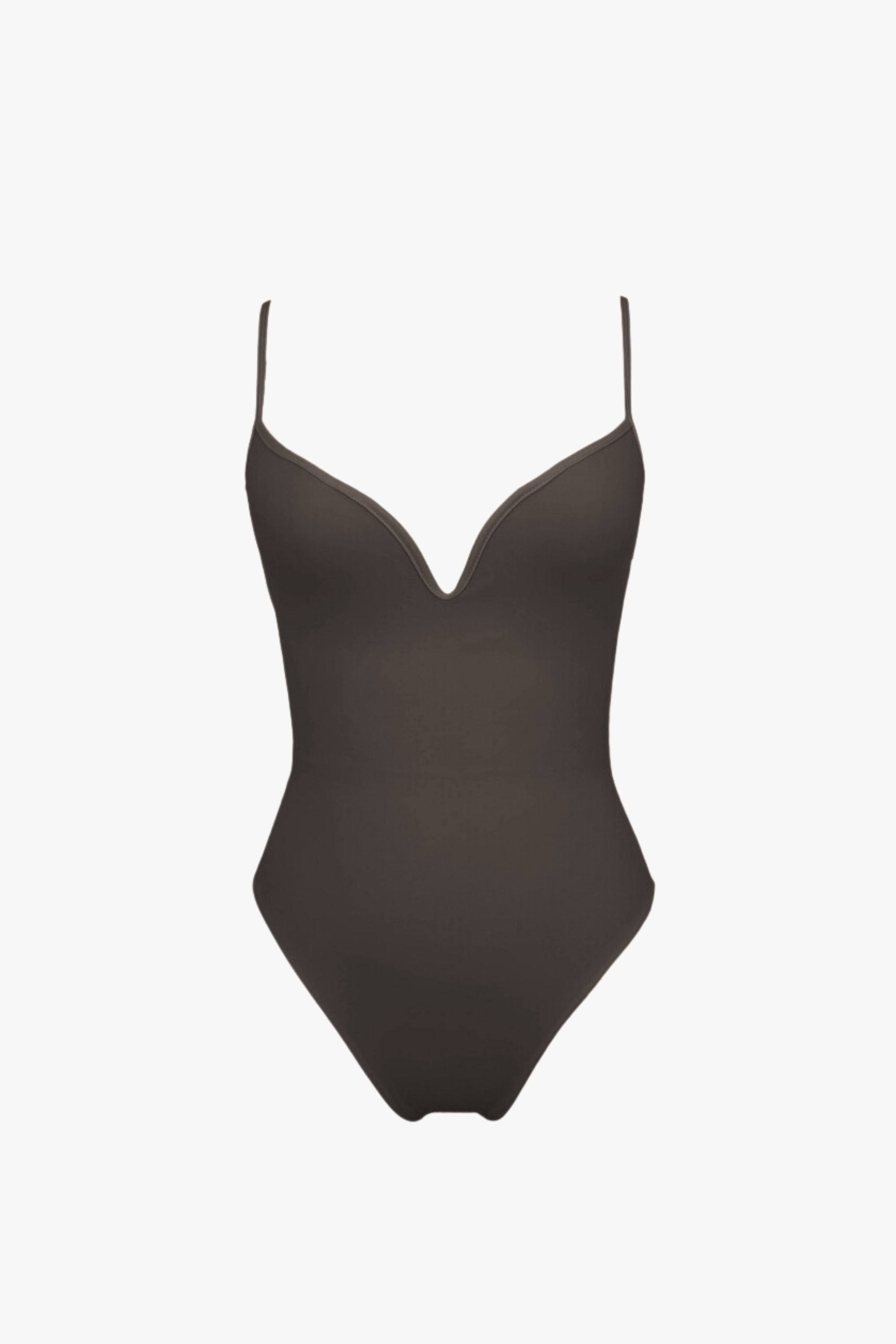 Borneo Paris Women's Brown Angele One Piece Swimsuit Chocolat