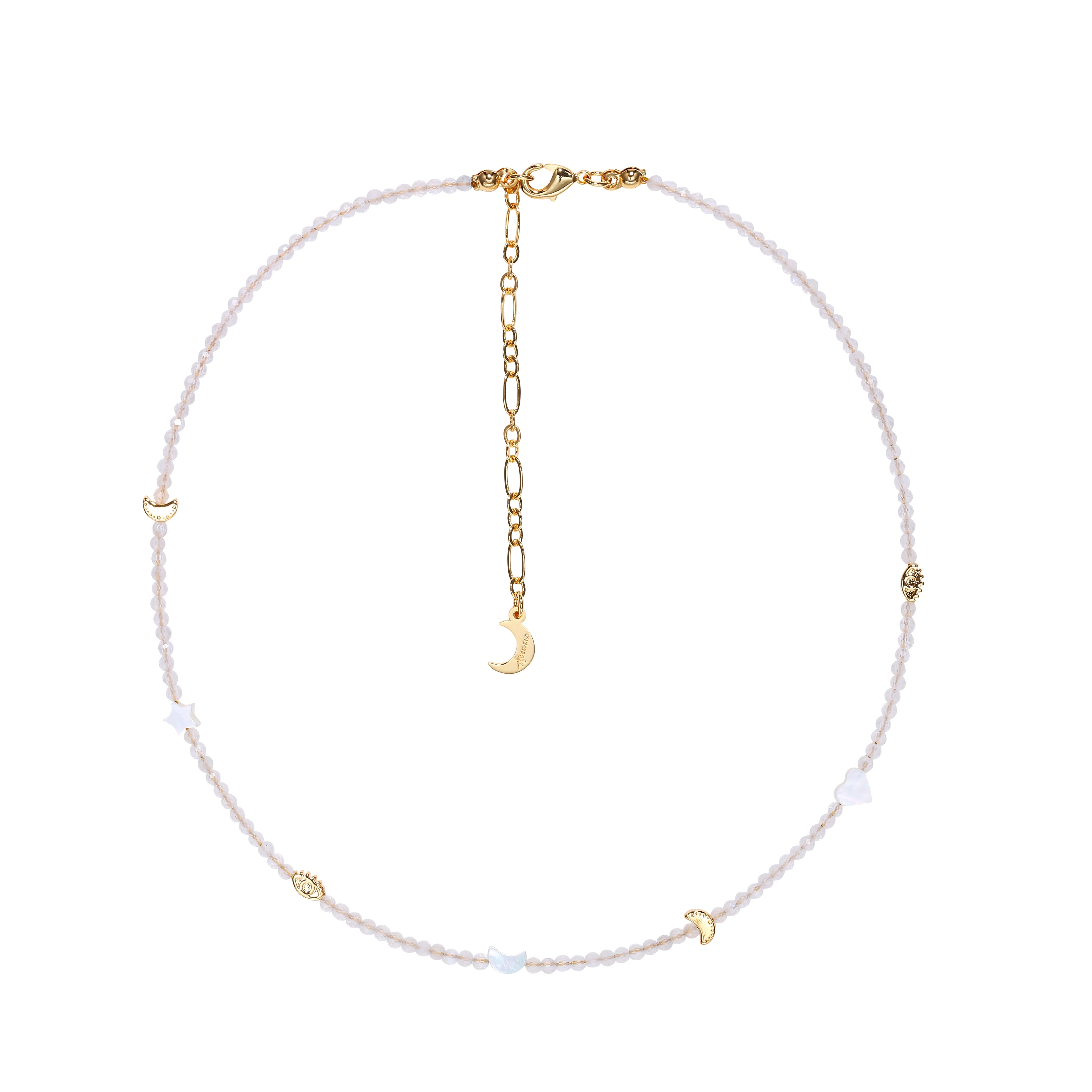 Aurozia Women's Purple Daughter Of Ra God Evil Eye Color Crystal Choker Necklace & Bracelet Amethyst In Purple