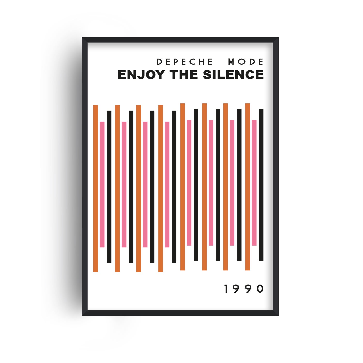 Enjoy The Silence Depeche Mode Inspired Retro Gicle Art Print A3 297 X 420Mm Fanclub