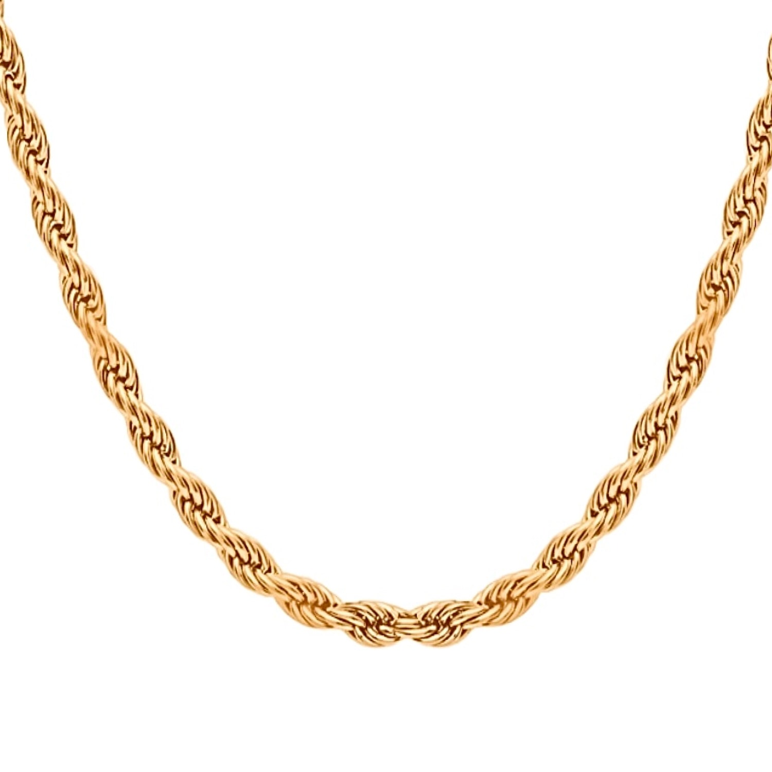 Women’s Lola Gold Filled Rope Chain Necklace Midori Jewelry Co.