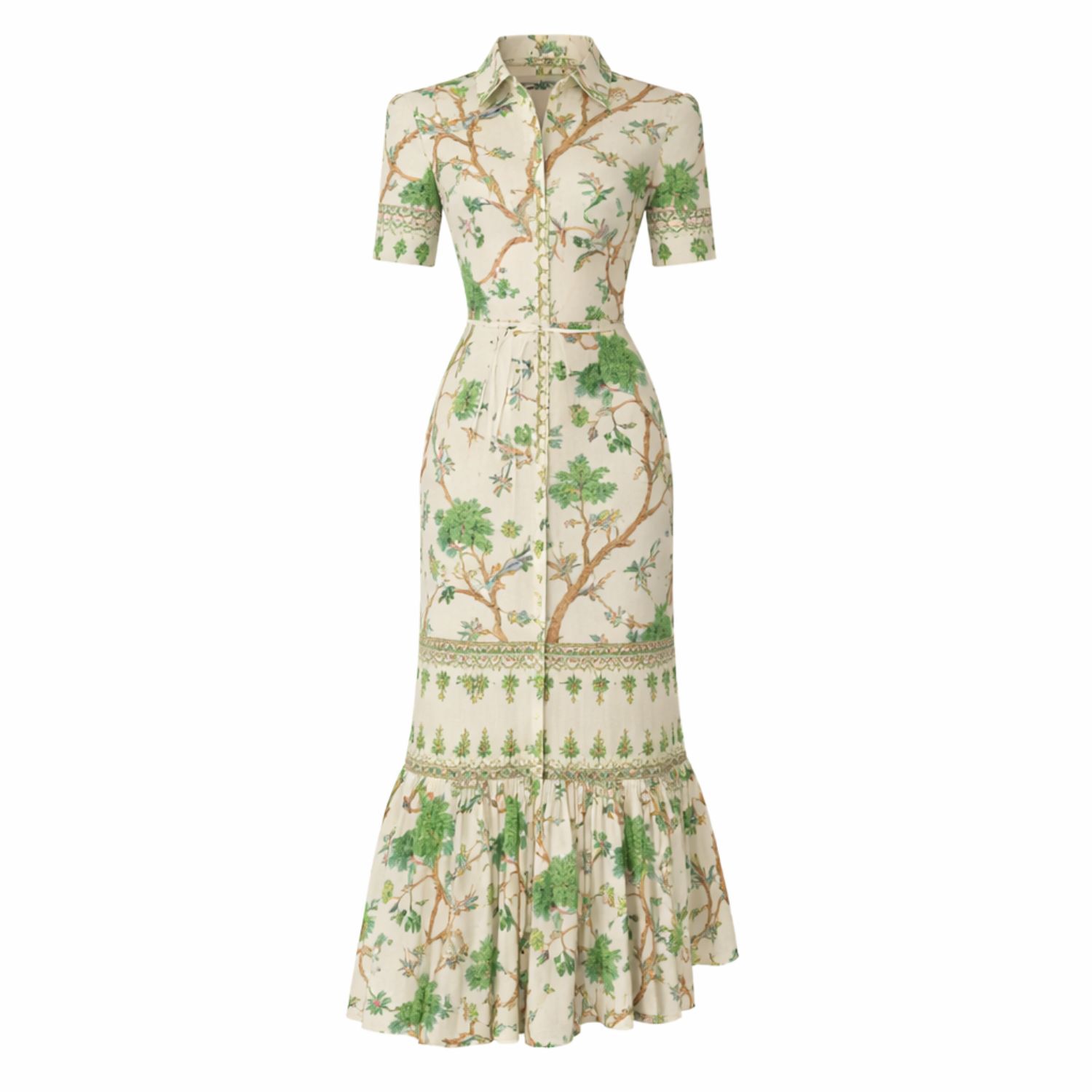 Women's Miranda Green Dress | Small | Raishma