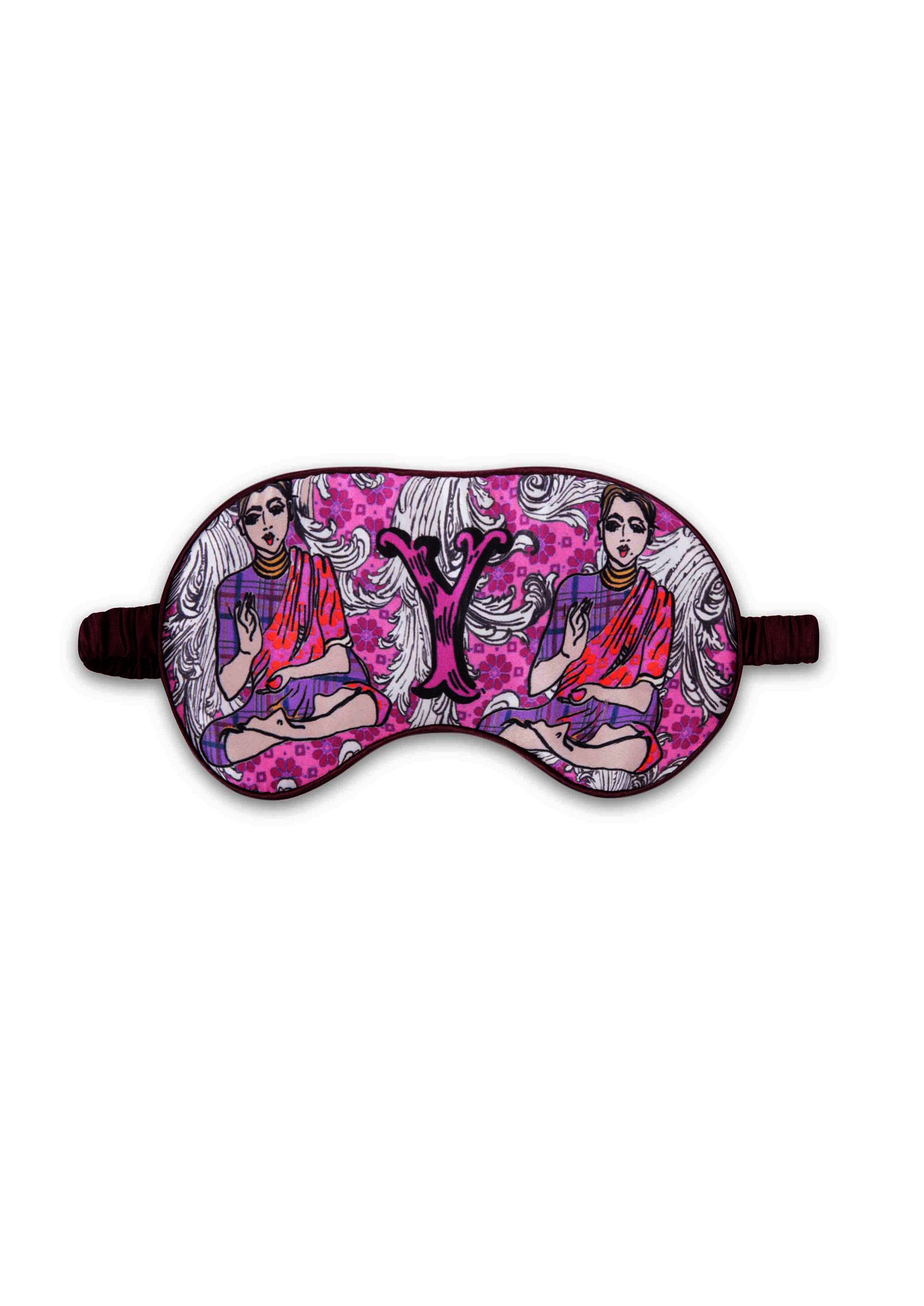 Silk Eye Mask / "Y For Yoga" One Size Jessica Russell Flint