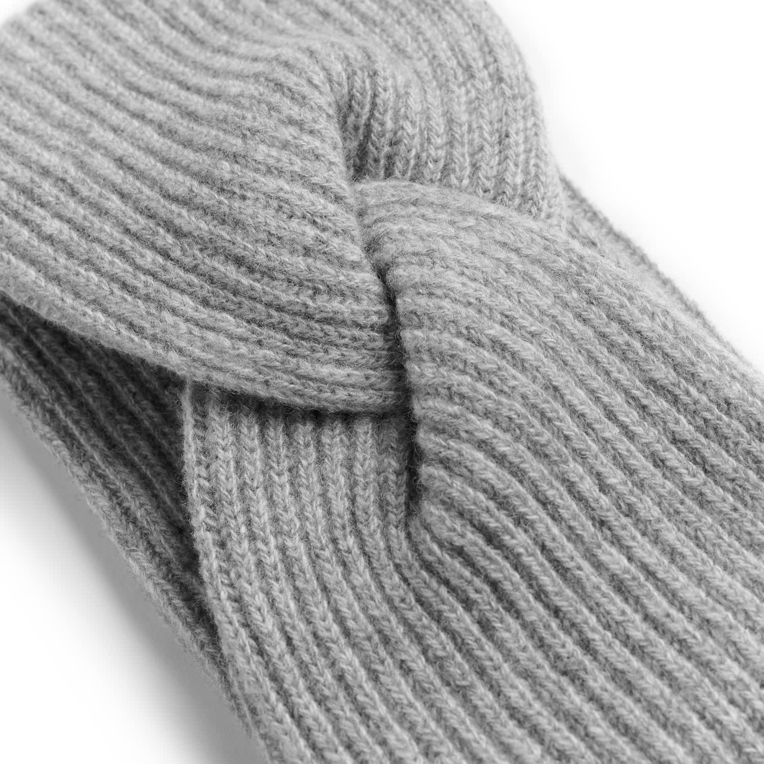 Light Grey Classic Cashmere Headband | ecova | Wolf & Badger