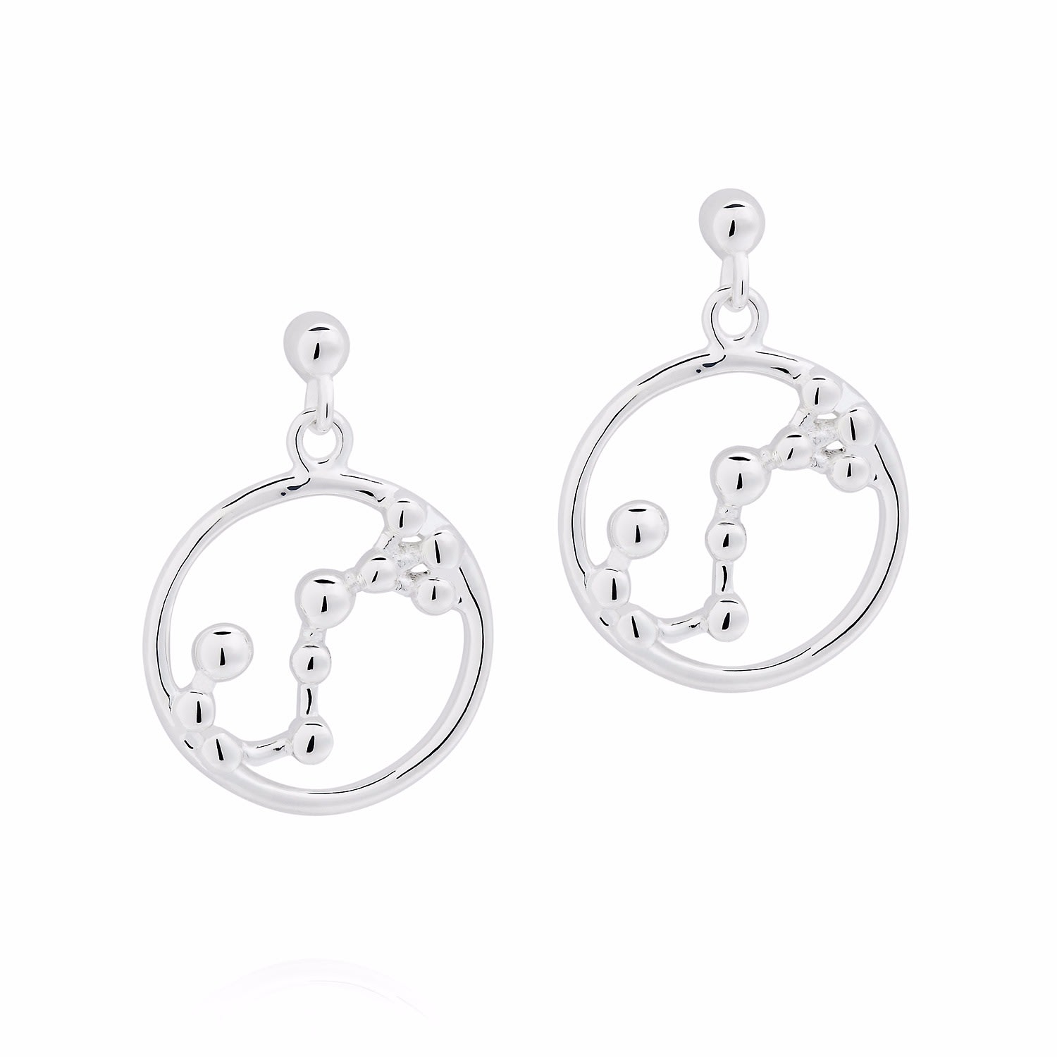 Women’s Silver Scorpio Astrology Drop Studs Yasmin Everley Jewellery