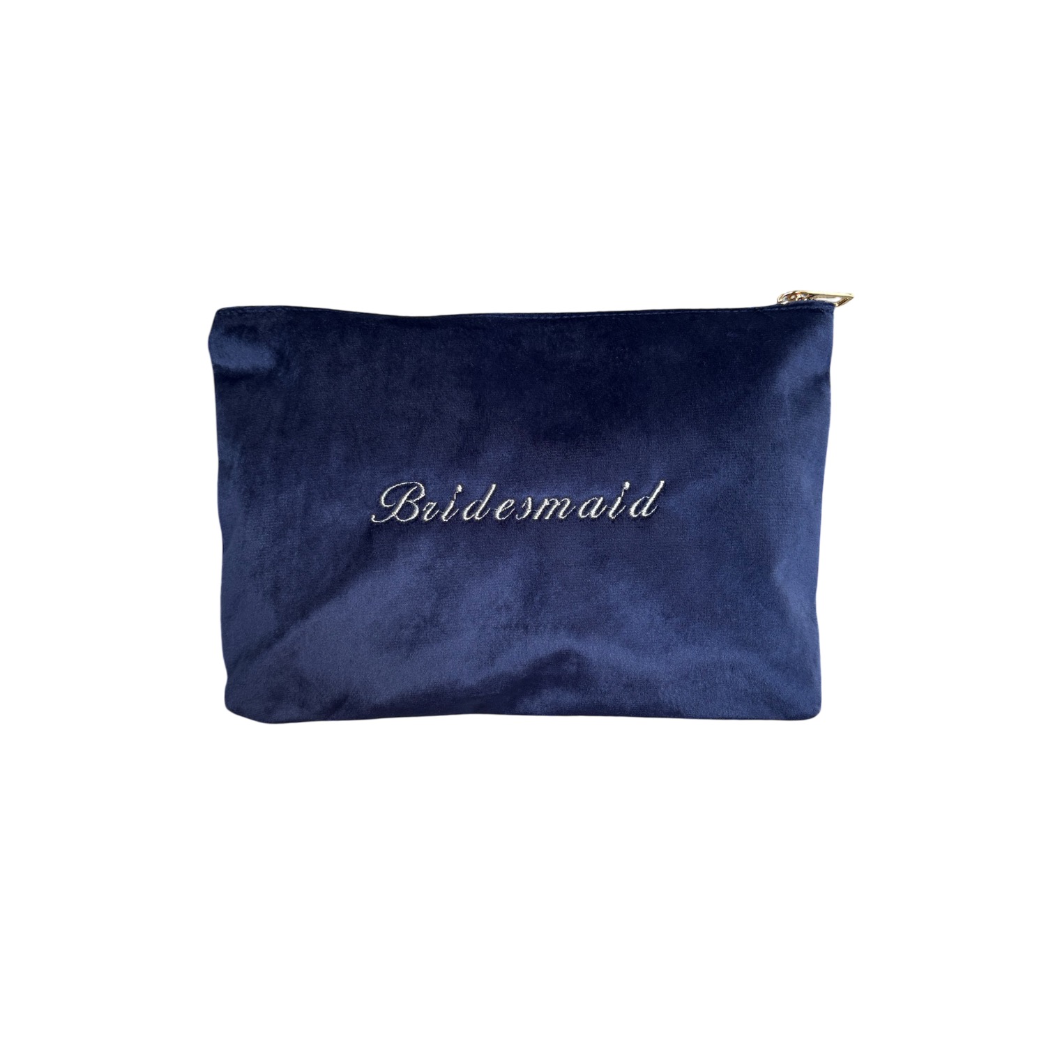 Lilly Loves Women's Blue Bridesmaid Velvet Pouch