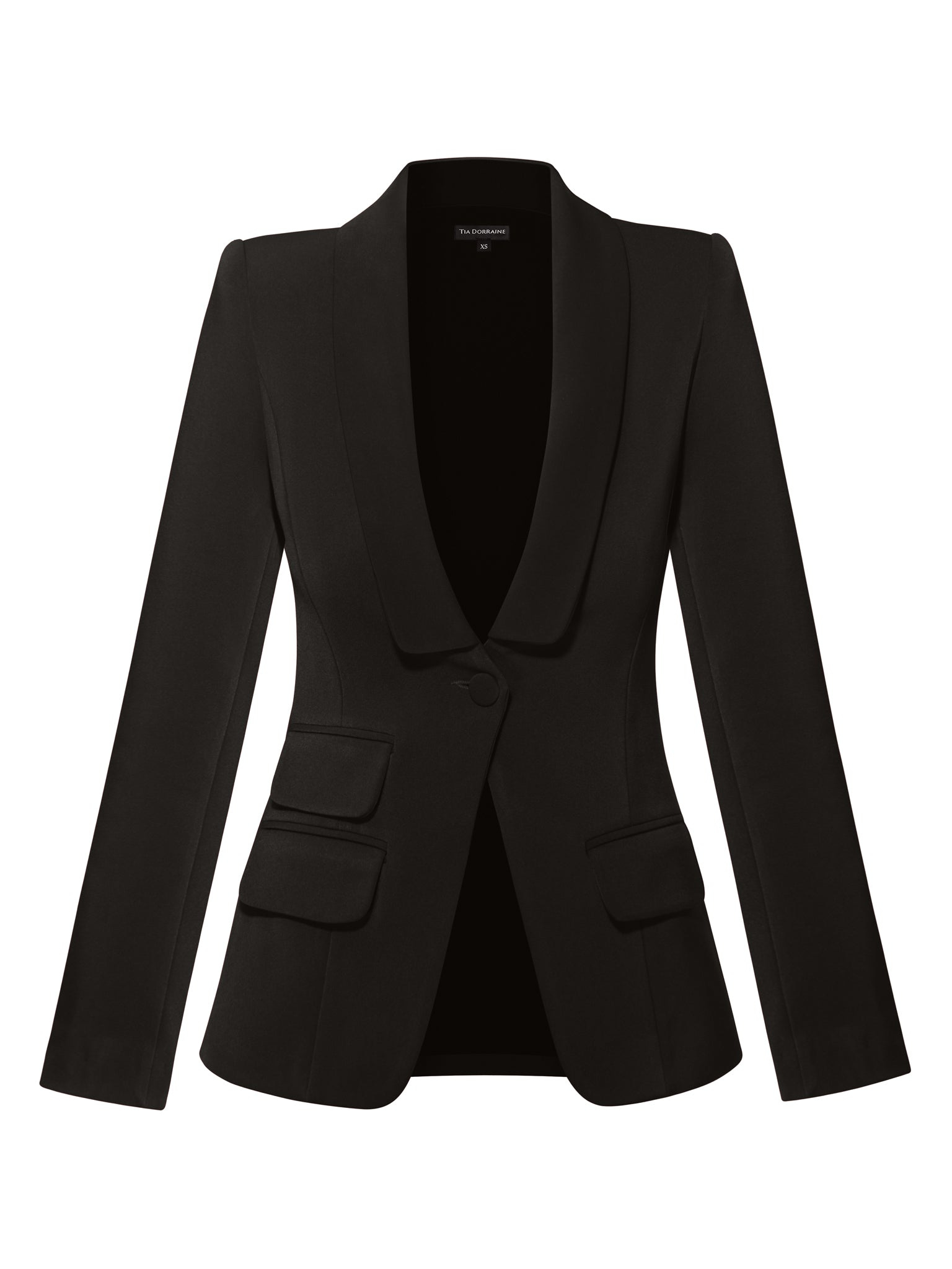 Tia Dorraine Women's Vision Timeless Single-breasted Blazer - Black In Black
