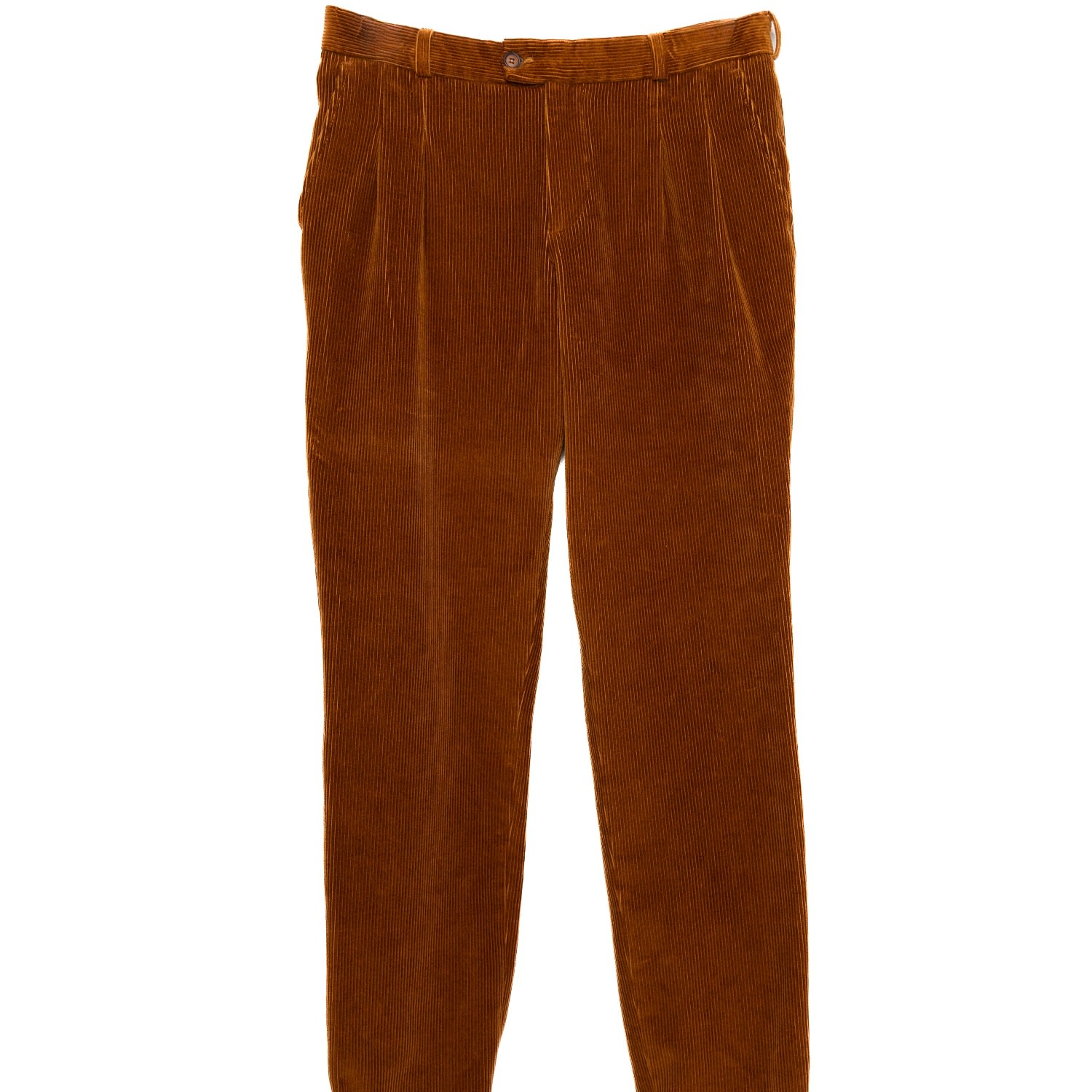 Men’s Neutrals The Dacian Organic Cotton Corduroy Trousers - Camel Brown 40" De Ionescu Est. 2019