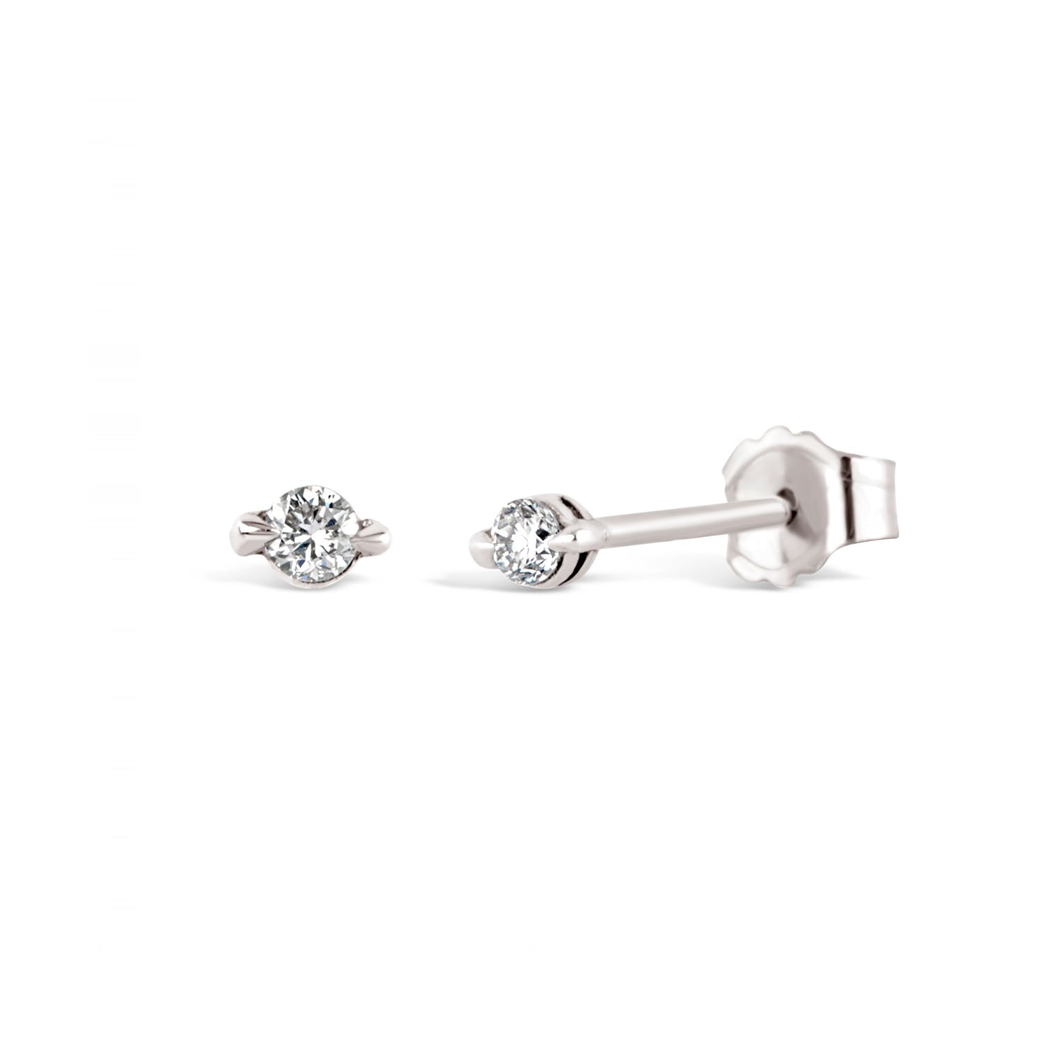 Dinny Hall Women's White Shuga Lab-created Diamond Studs