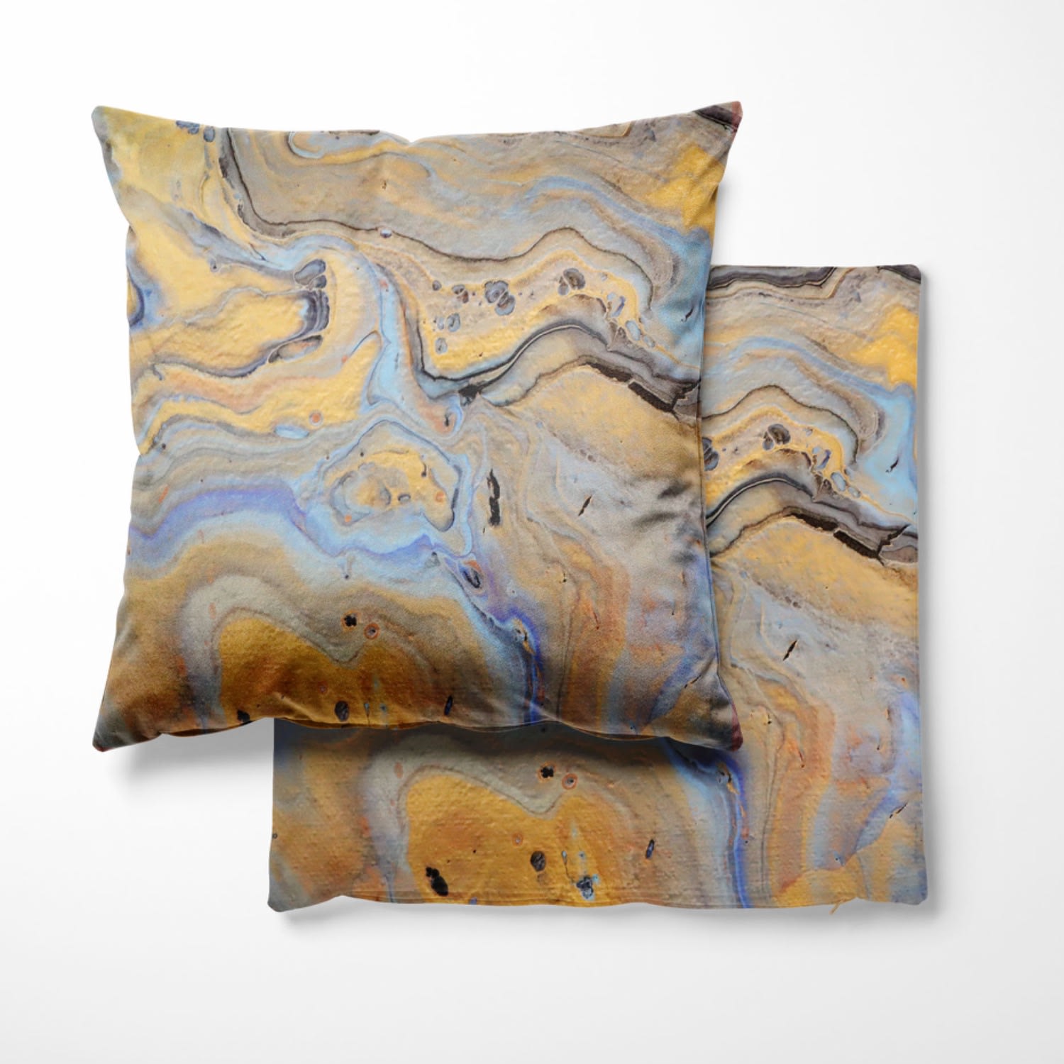 Earthy Cotton Square Cushion With Filling Suki Wang London