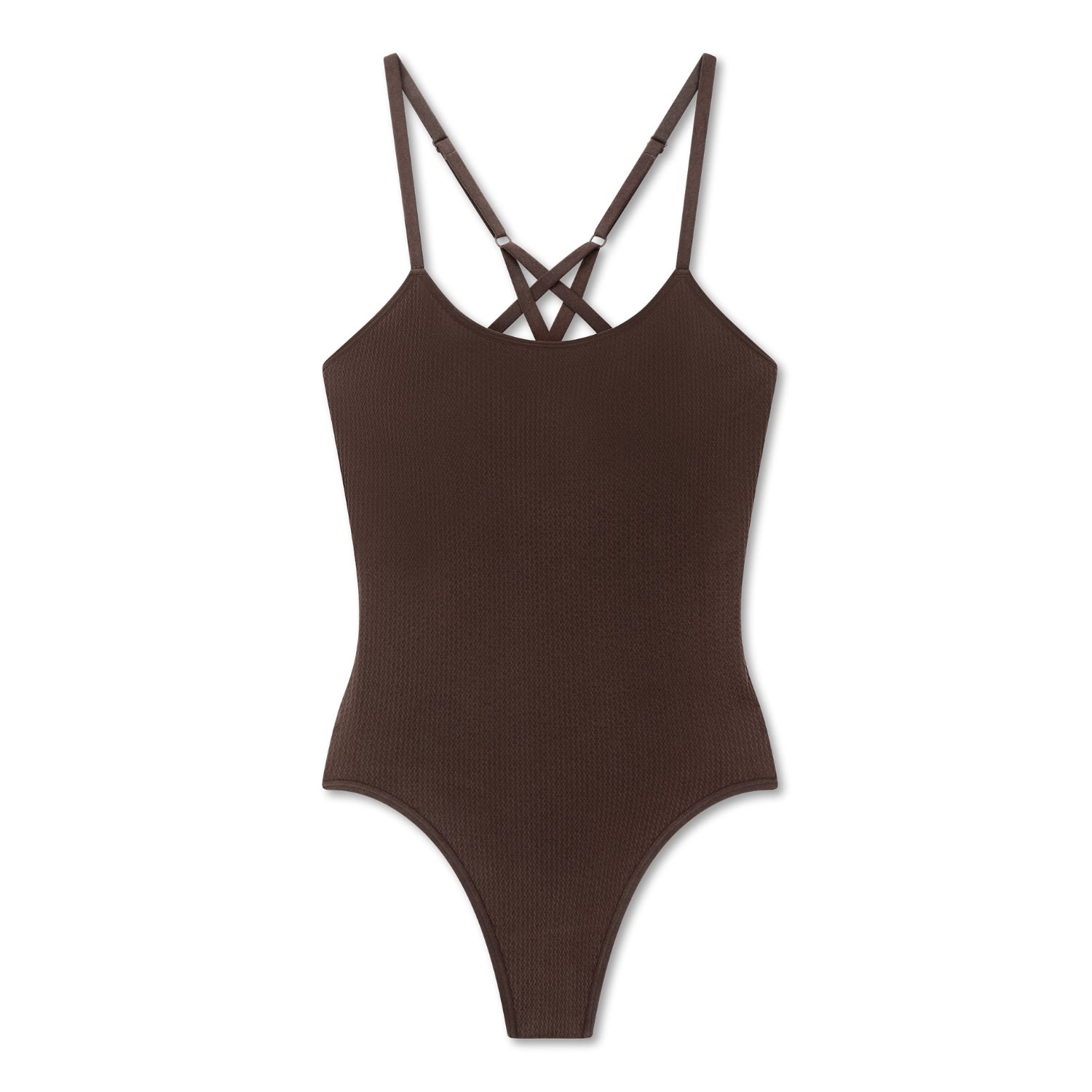 Jilla Active Women's Brown Karma Bamboo Textured Body - Roasted Coffee In Brown