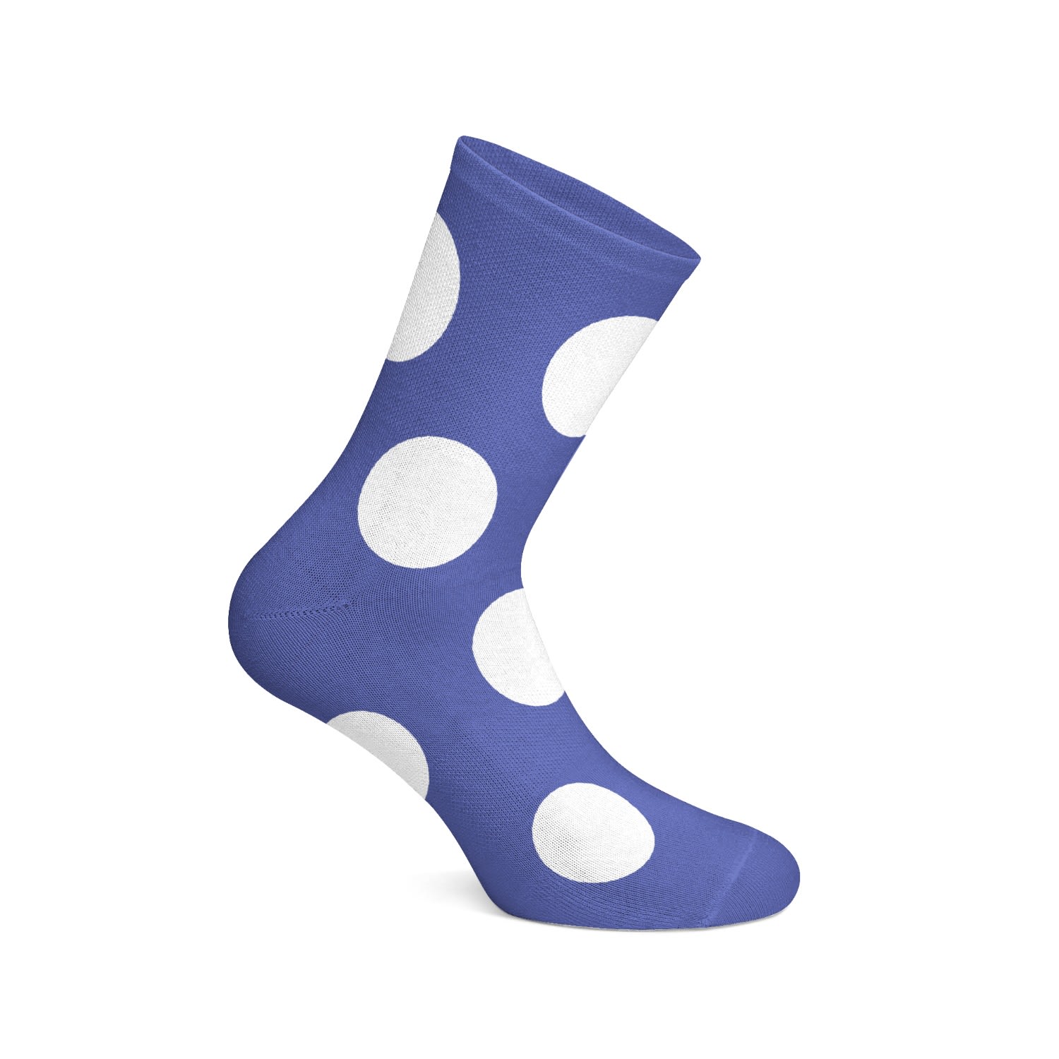 Royal Blue Mens Polka Dot Egyptian Cotton Socks Persona