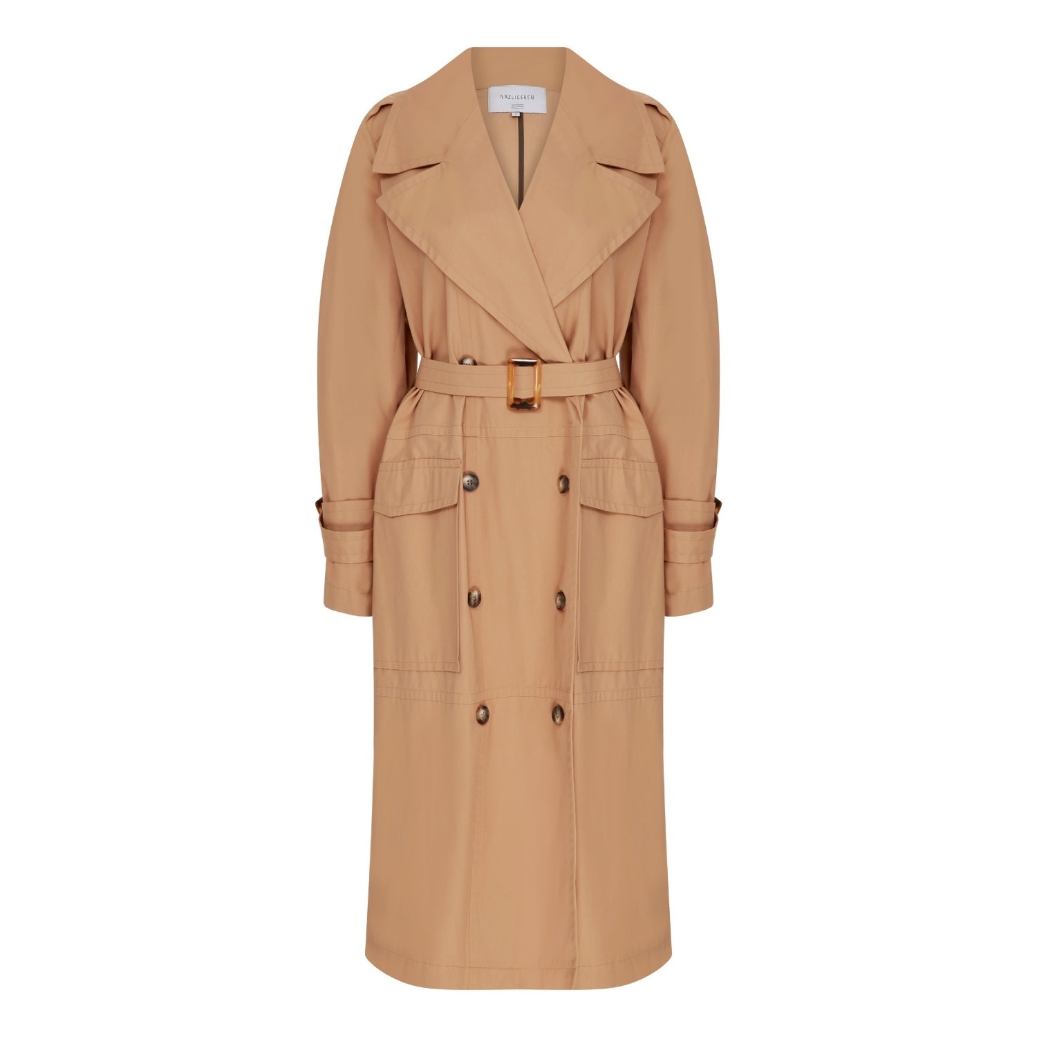 Nazli Ceren Women's Neutrals Shelly Cotton Trenchcoat In Beige
