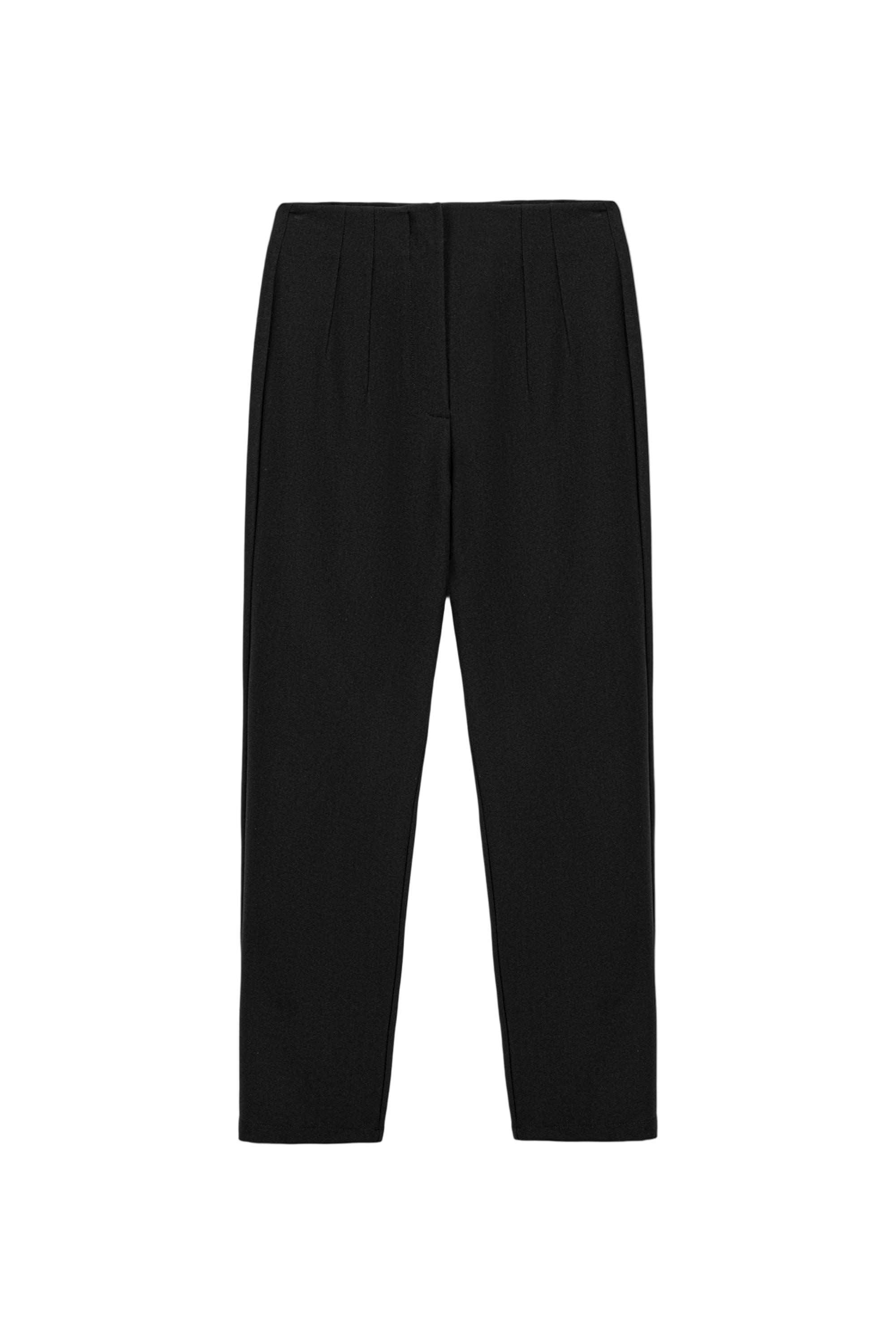 Nocturne Sculpt High-rise Cigarette Trousers In Black