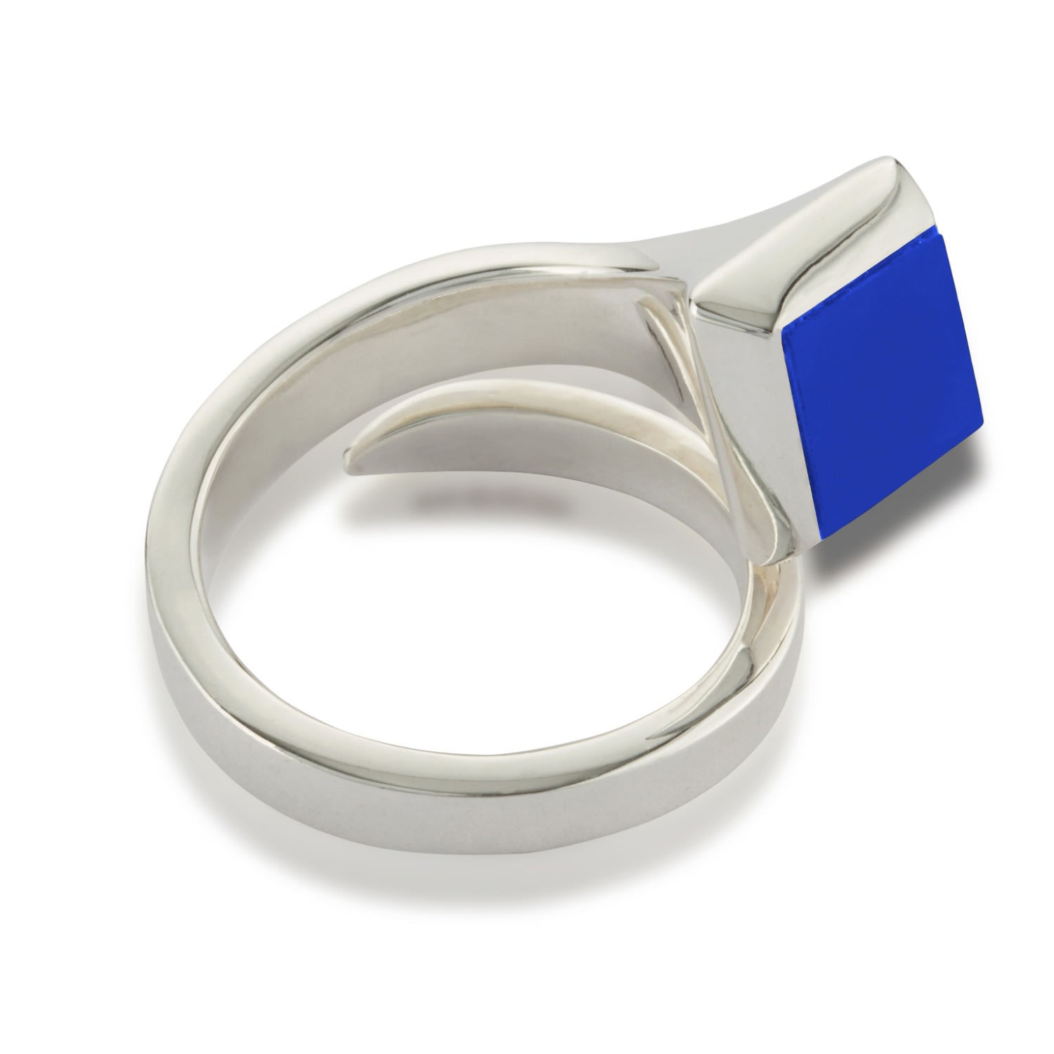 Women’s Amazon Ring Silver With Lapis Lazuli Cristina Cipolli Jewellery