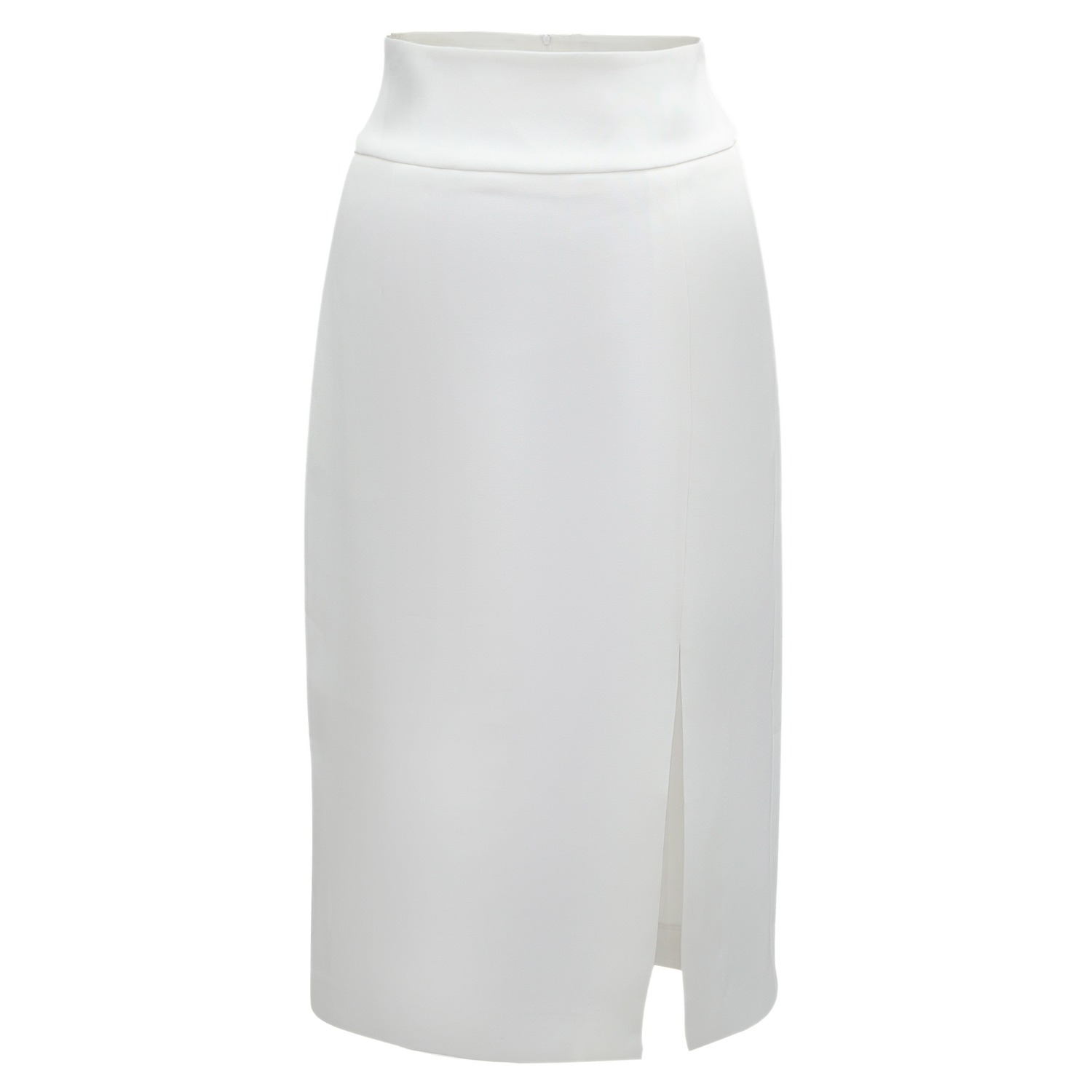 スカート Ans Dotsloevner pencil skirt White Front Slit Pencil Skirt | Smart and Joy | Wolf & Badger