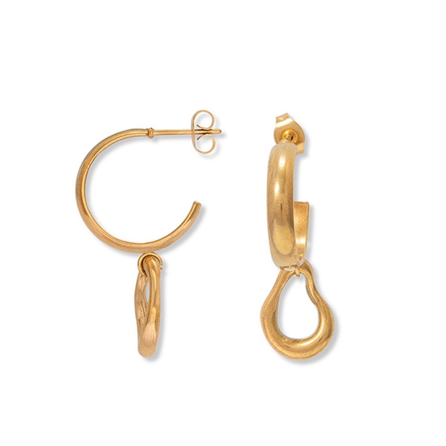 A Weathered Penny Women's Gold Ava Hoops In Gold